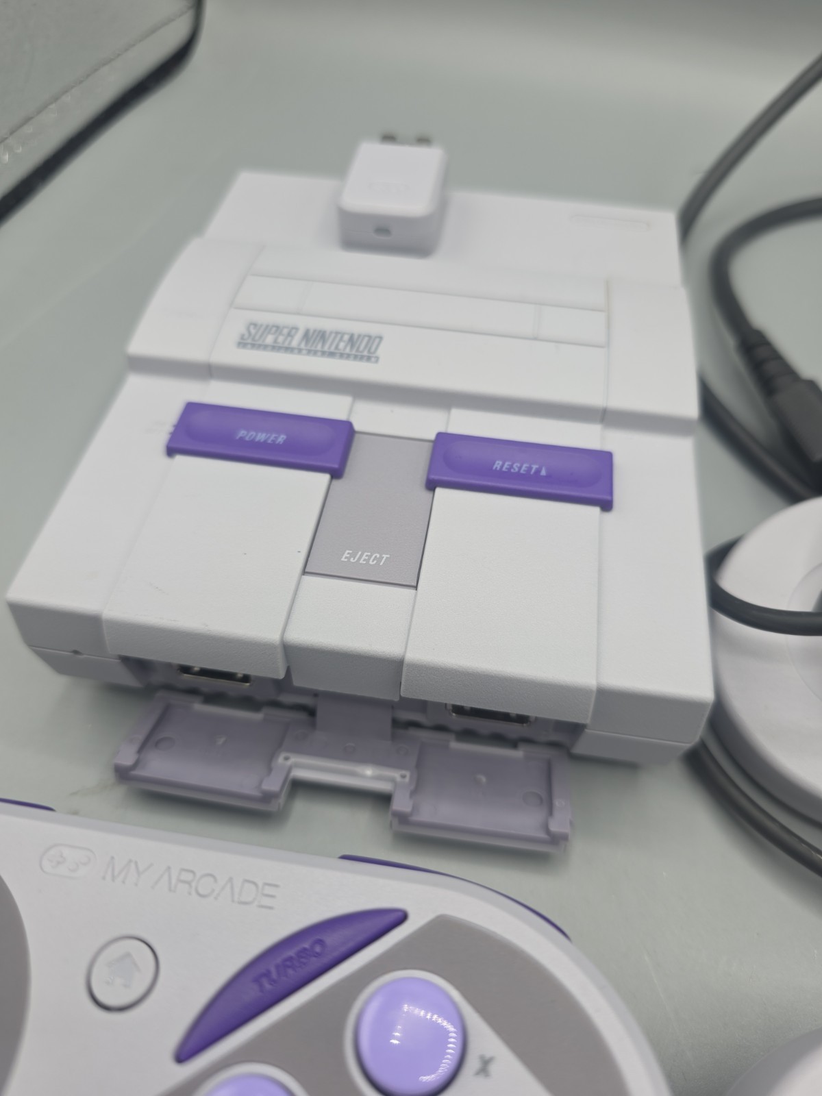 Super Nintendo Mini Classic Edition SNES CLV-201 Control Deck 2 Controller WORKS
