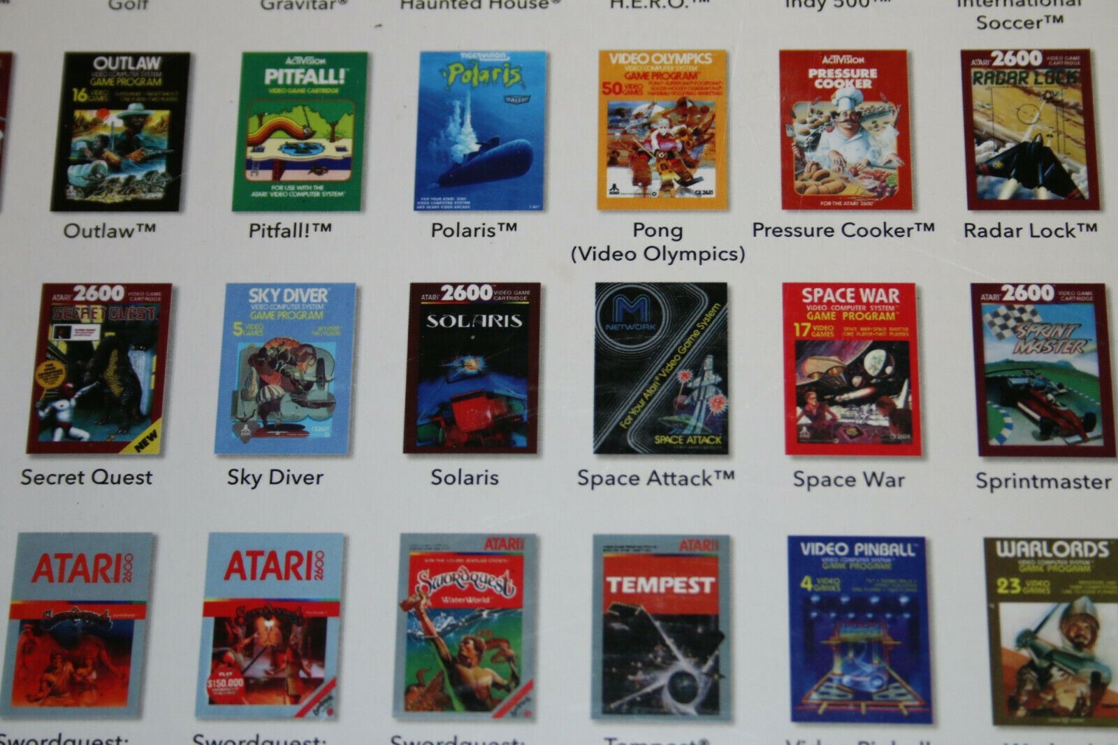 Atari Flashback 8 40th Anniversary 105 Built-In Games PIT FALL See Photos