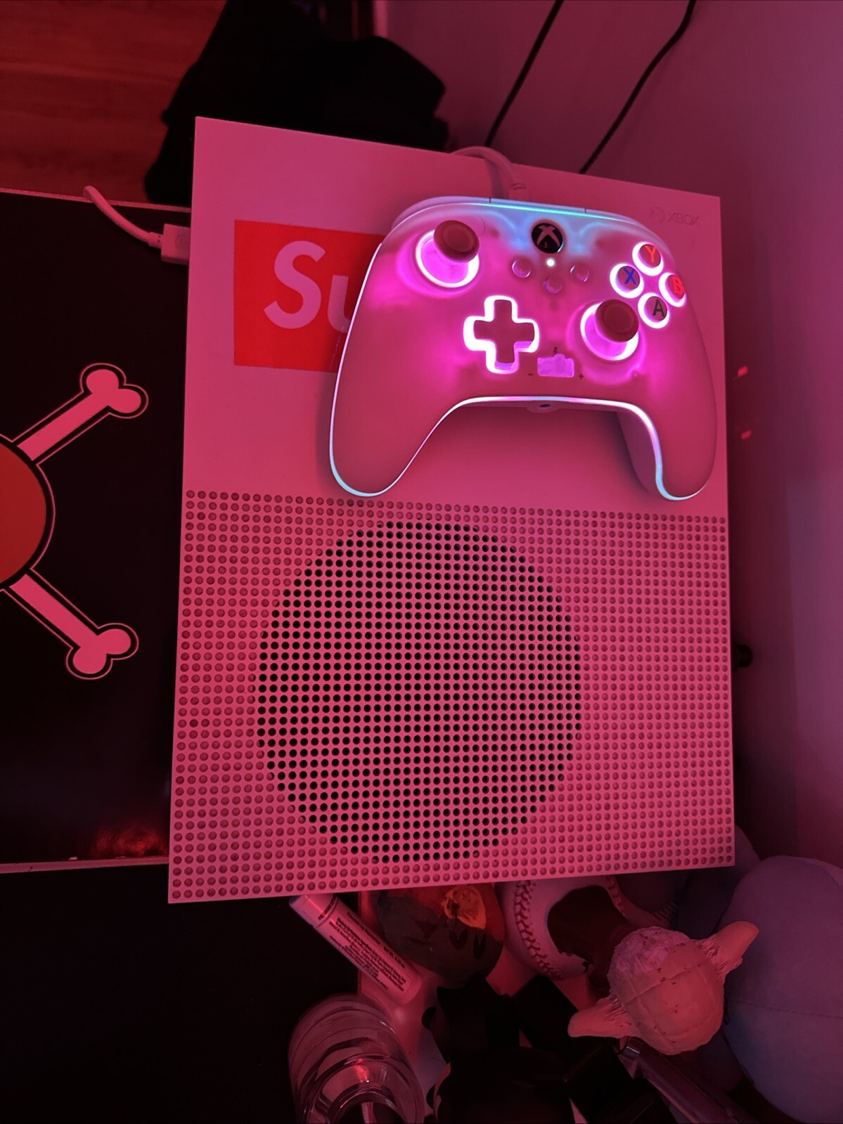 Xbox one with scuffed controller!!!!