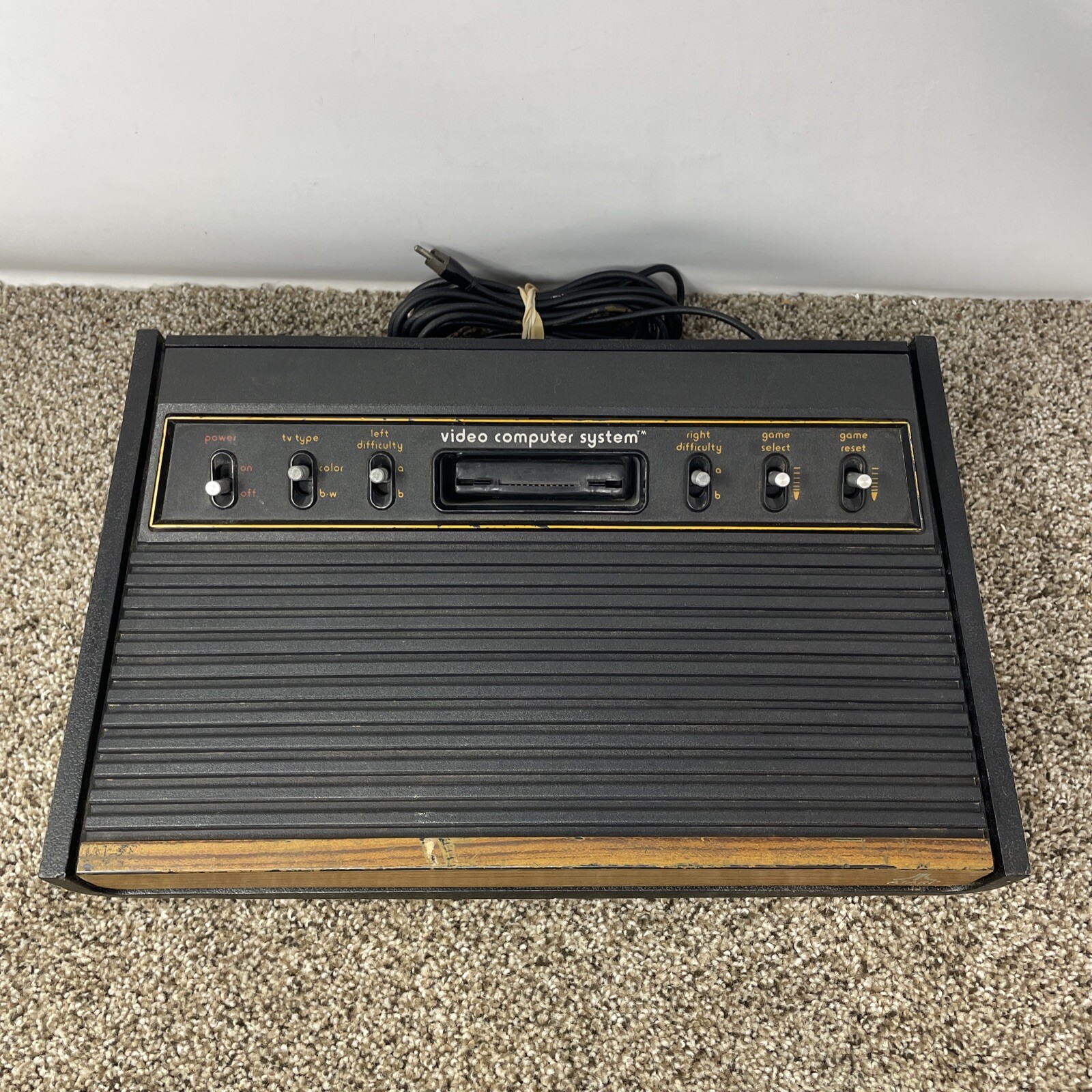 Atari CX2600 ‘Heavy Sixer’ Six Switch Console Sunnyvale RARE 2600 WORKING