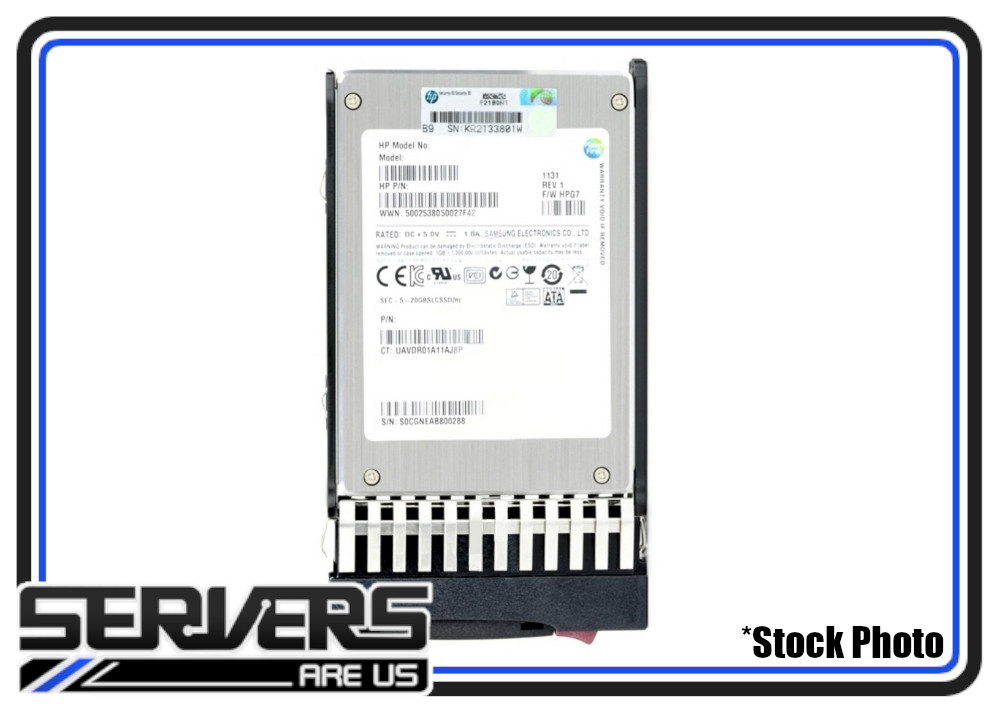 653120-B21 HP G8 G9 400-GB 3G 2.5 SATA MLC SSD
