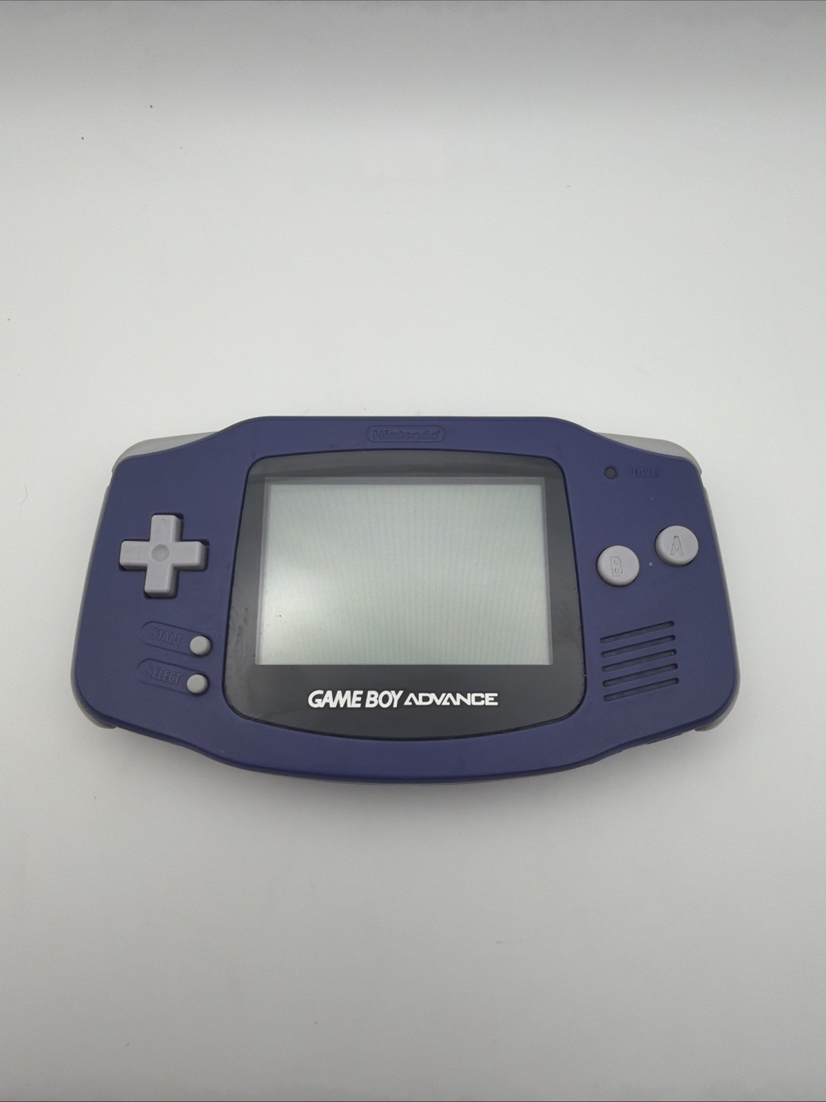 Nintendo Gameboy Advance- (Indigo) w/ Skin, Travel Case & Game (Tested/Working)