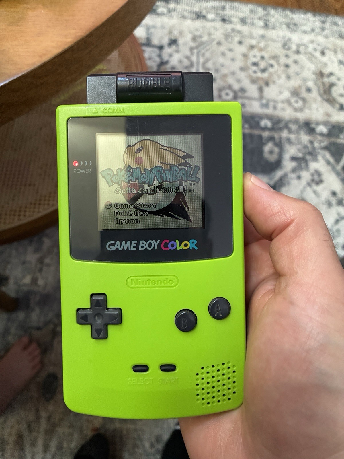 Nintendo Game Boy Color CGB-001 Kiwi Lime Green Handheld Console – 1 Owner