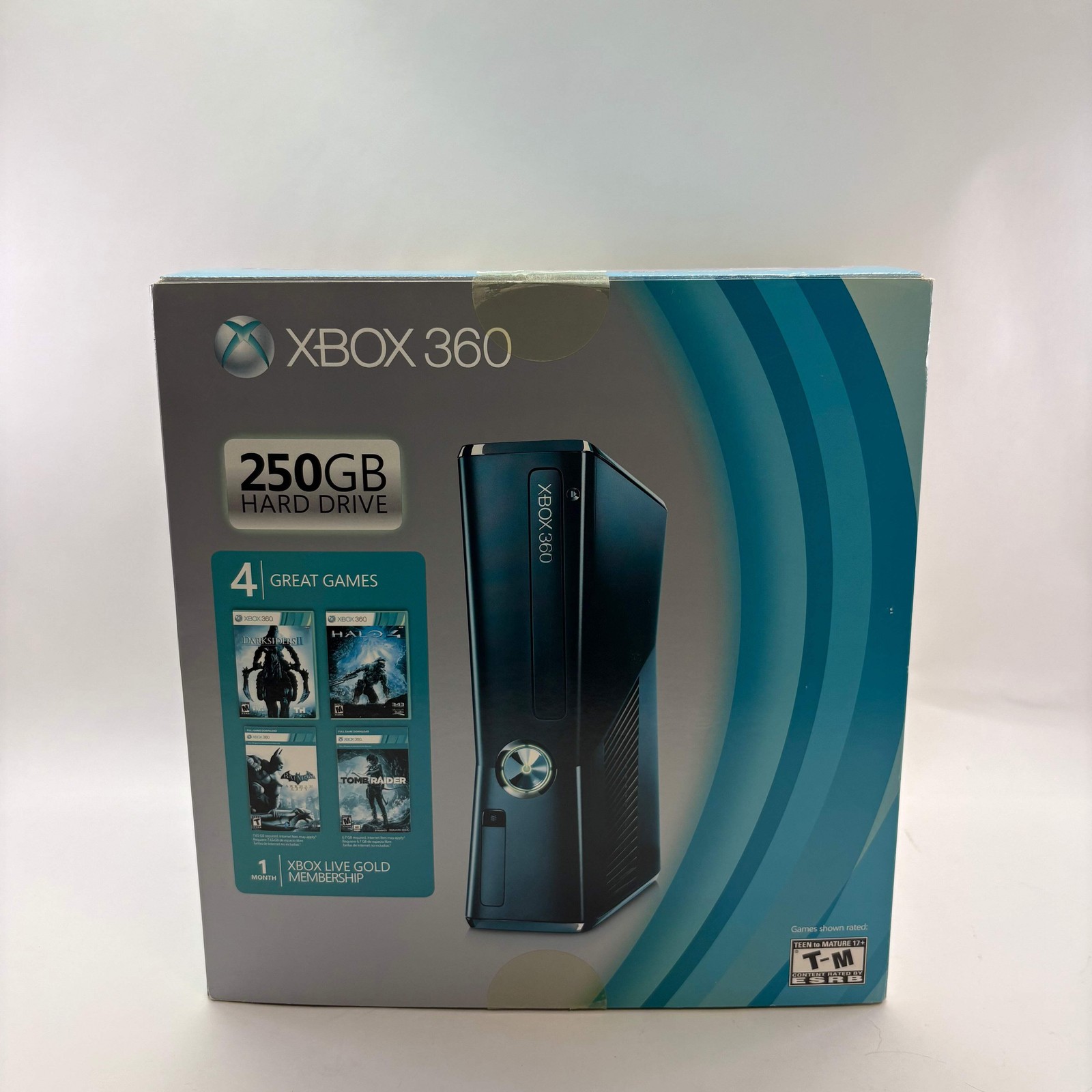 Microsoft Xbox 360 S 250GB Console Gaming System Black 1439