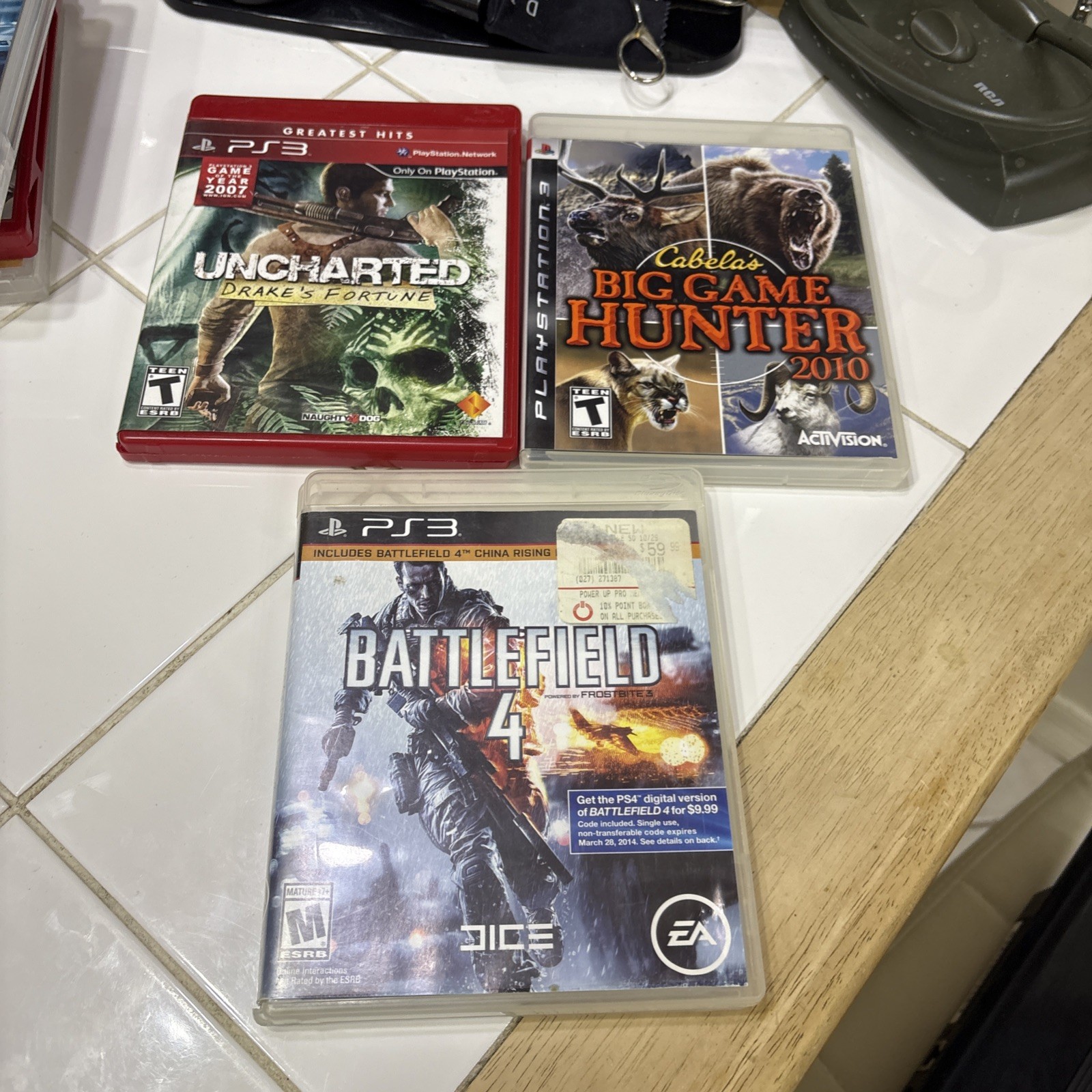 PS3 Super Slim 250GB Console Bundle CECH-4001B w/Controller And Bundle Games