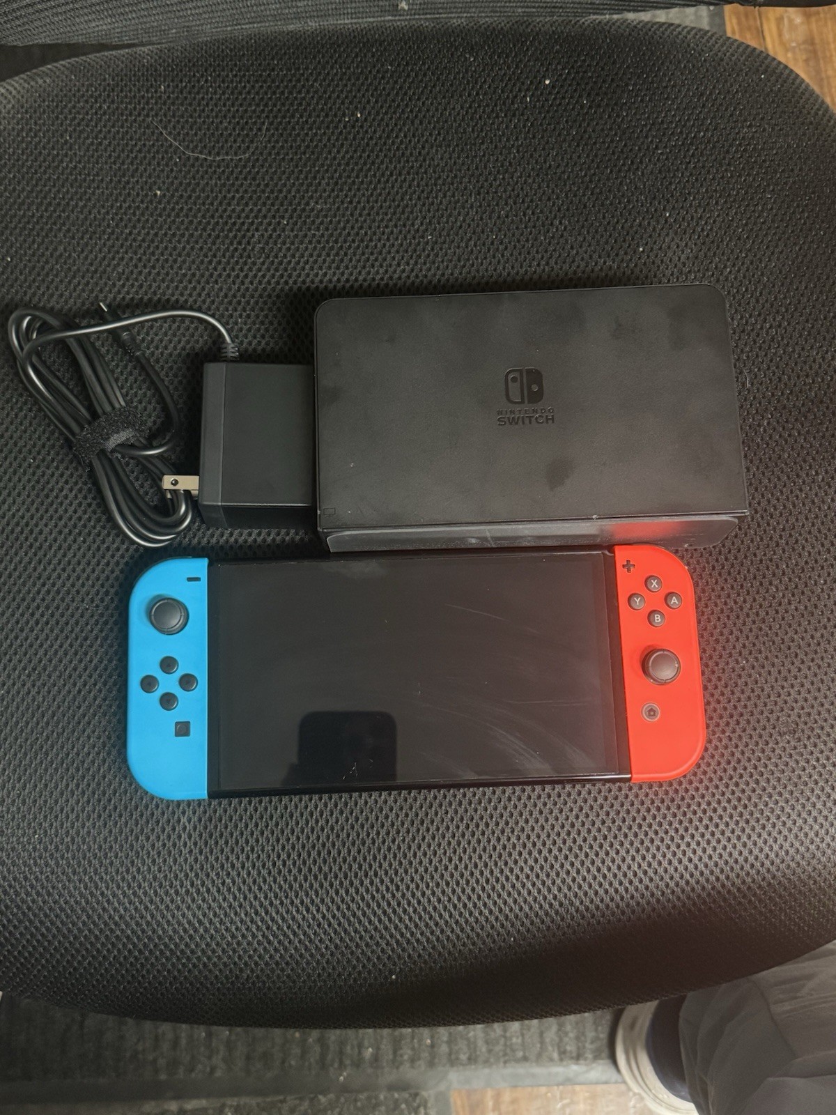 Nintendo Switch OLED Model HEG-001 Handheld Console – With Dock & Charger