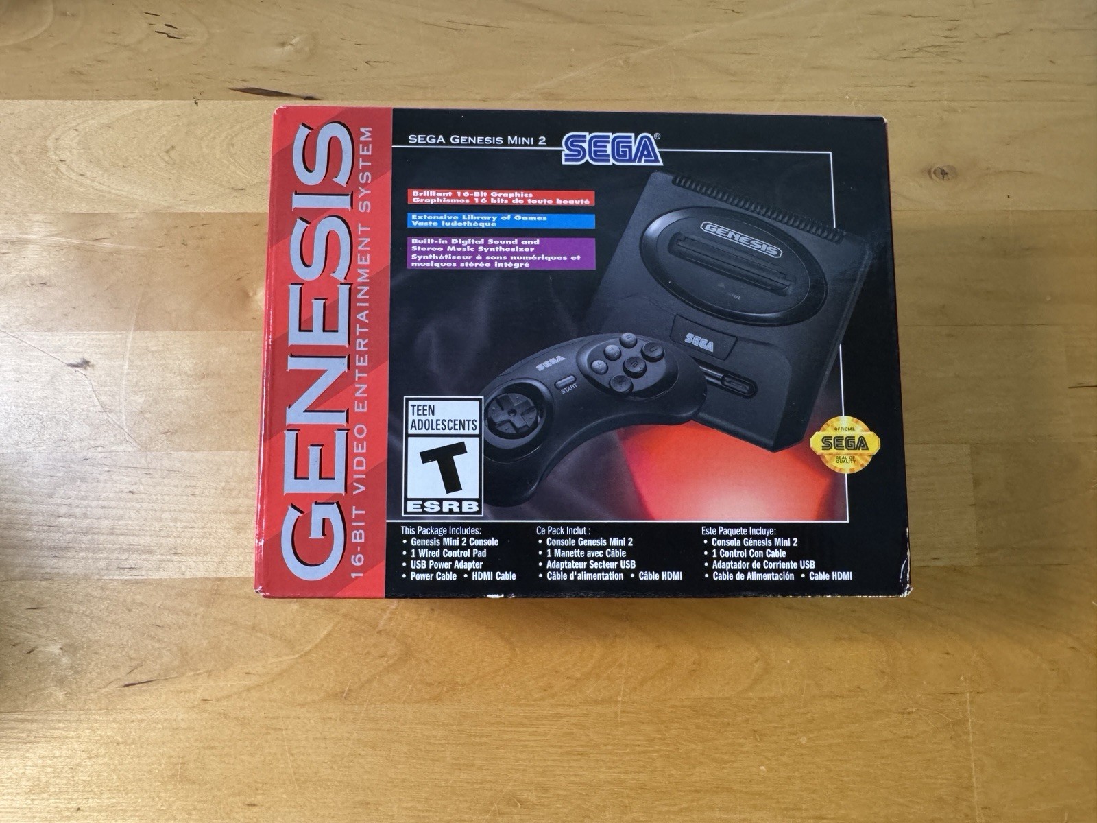 SEGA Genesis Mini Black HDMI USB Digital Sound Video Game