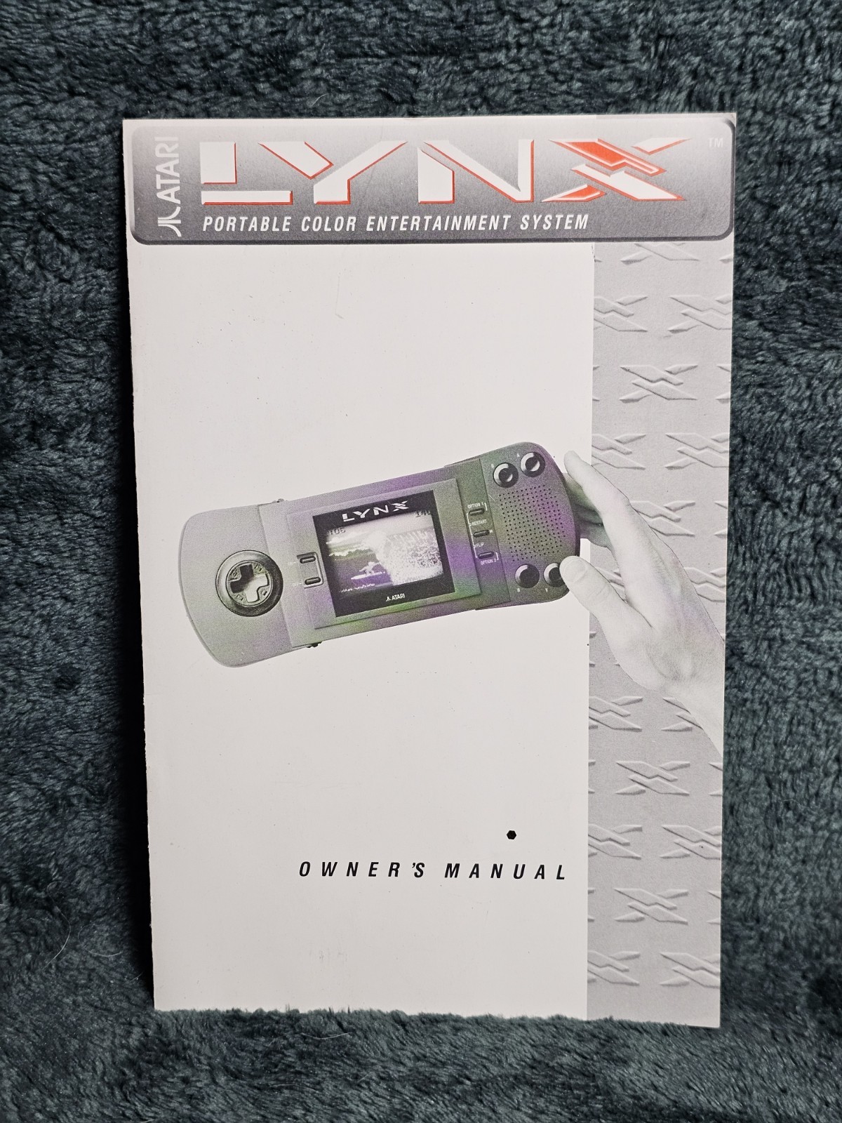Atari Lynx System Original + 9 GAMES & MATCHING SERIAL NUMBERS BOX! WORKING