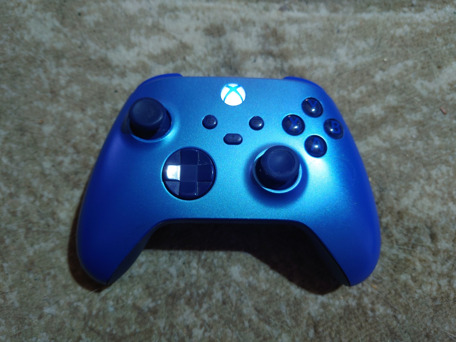 Xbox One 500GB Console with 2 Controllers Aqua Shift – No Box, Black (1540)