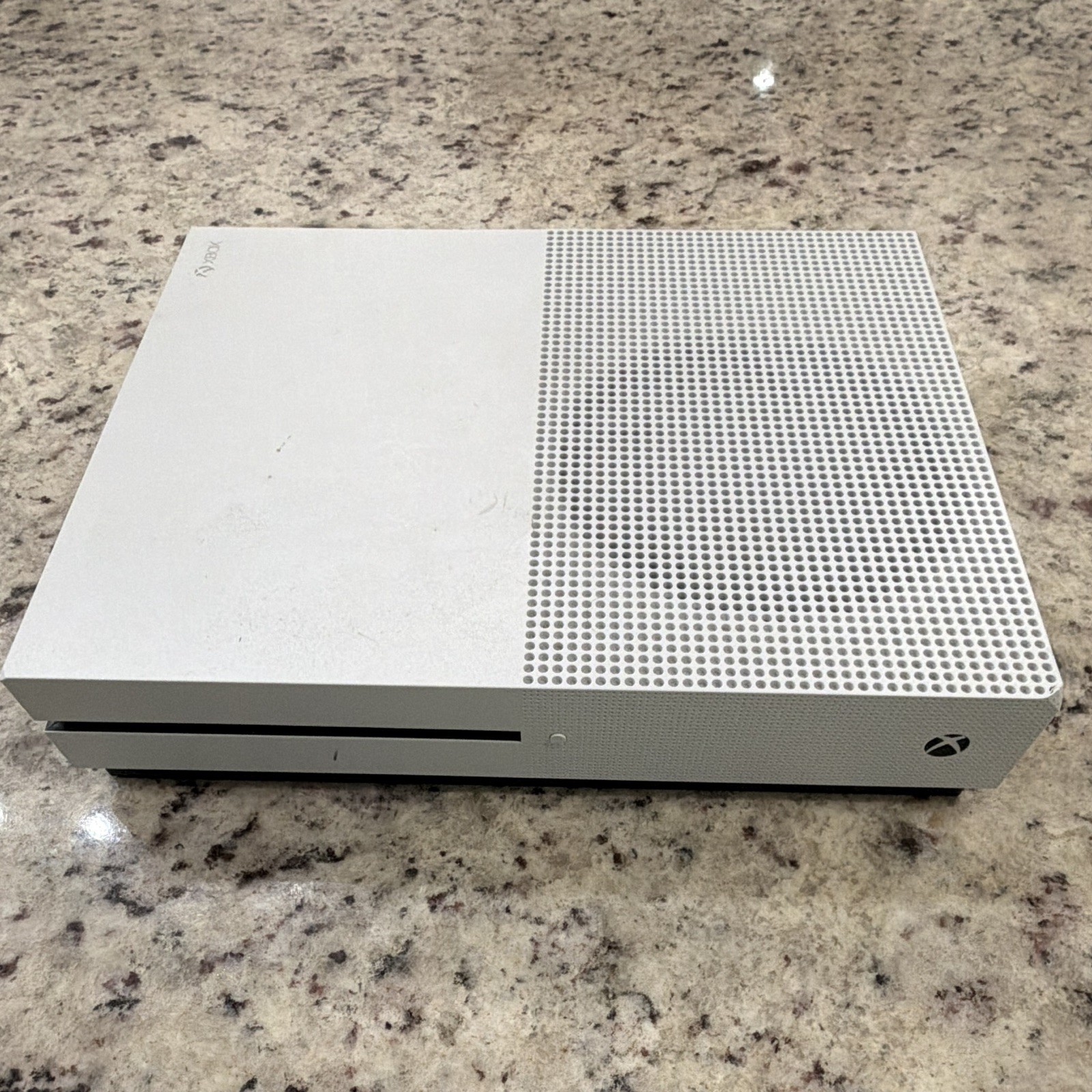 Microsoft Xbox One S White Console with Blue Controller Wi-Fi Capability