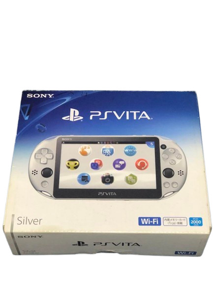Sony PlayStation Vita PS Vita Silver Console Wi-Fi Model PCH-2000ZA25 2016