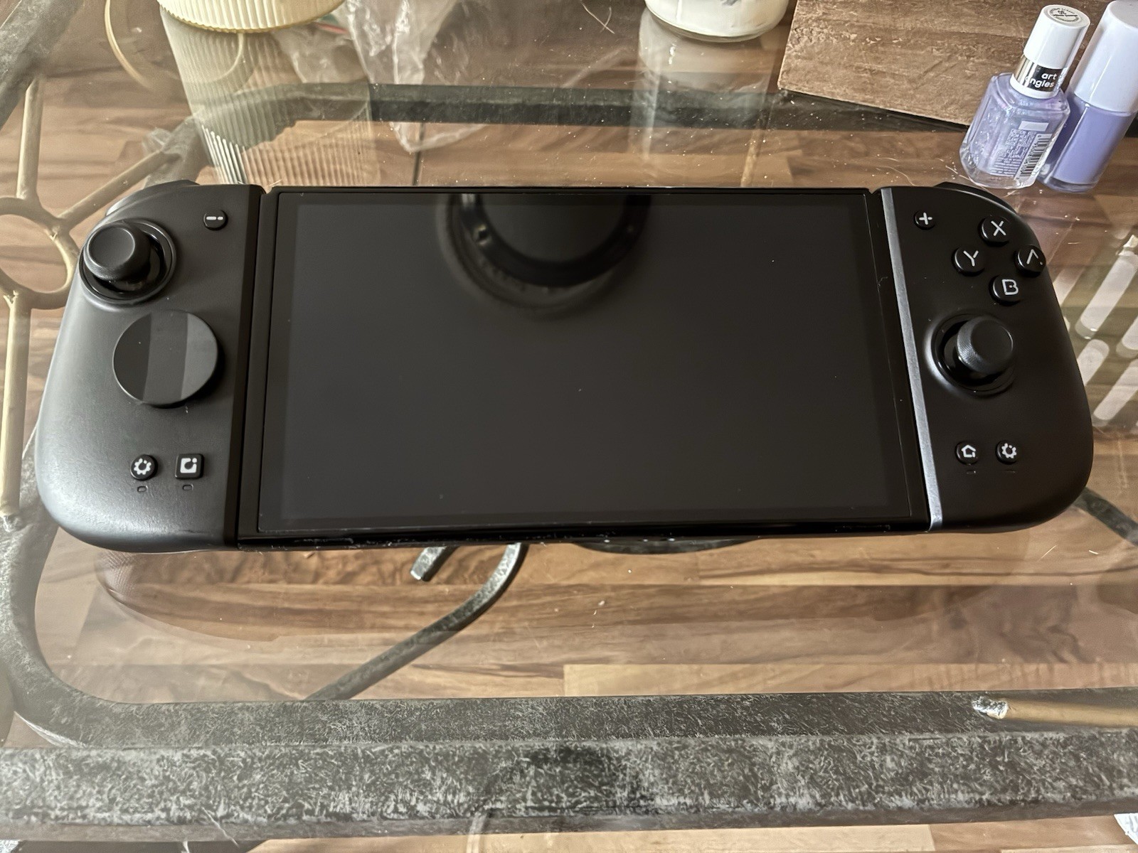 Nintendo Switch OLED with Mobapad M6-HD Black