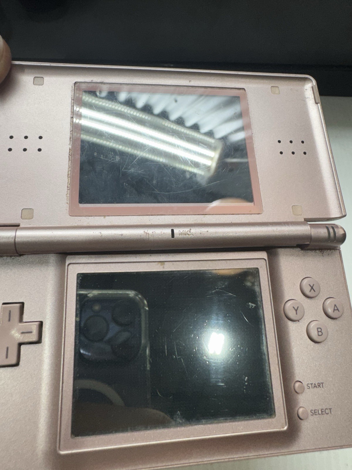 Nintendo DS Lite Video Game Handheld Console – Metallic Rose Tested Acceptable