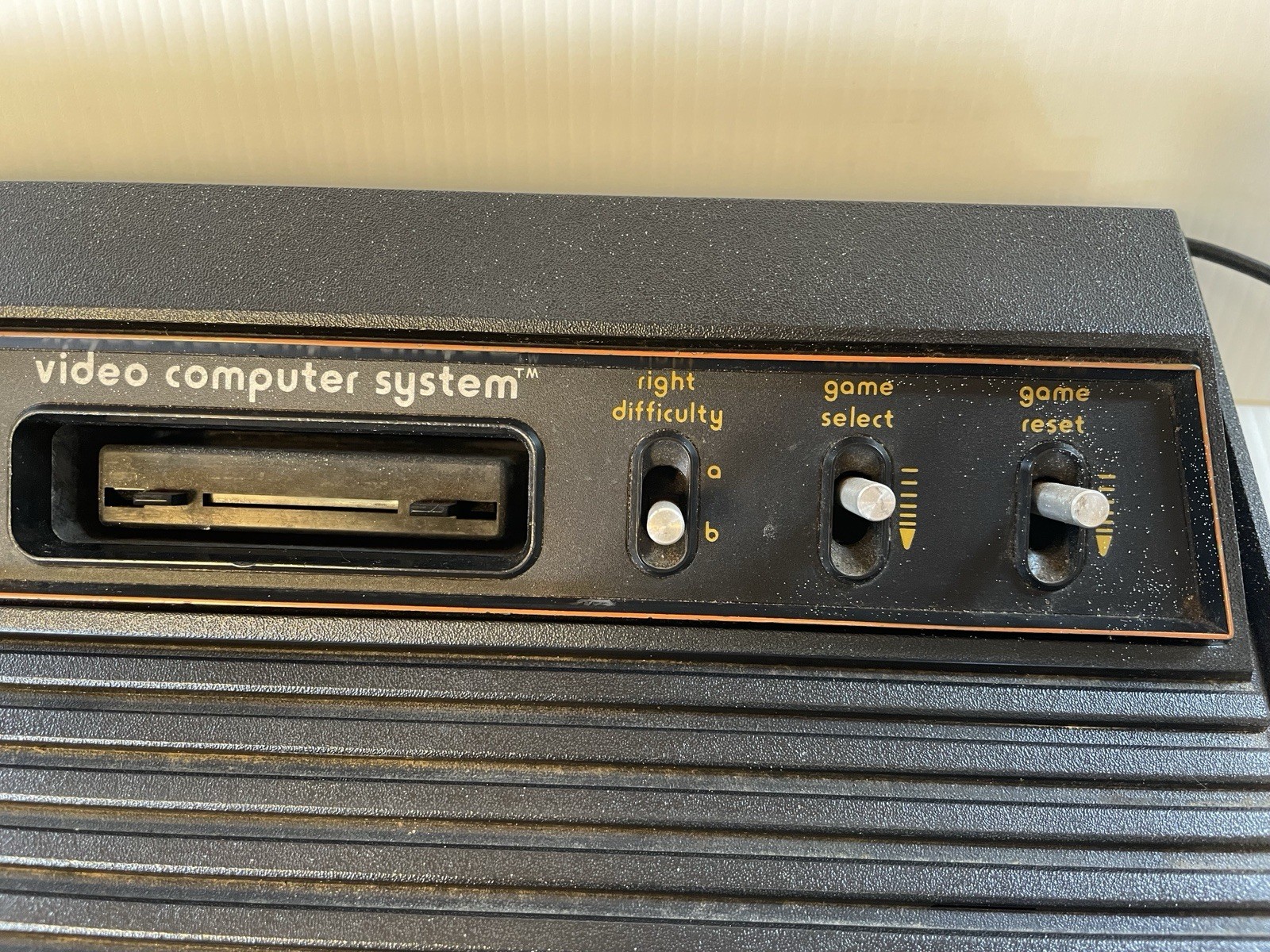 Atari 2600 6 Switch Game Console 6 Games No Power Cable Paddles Untested/Parts