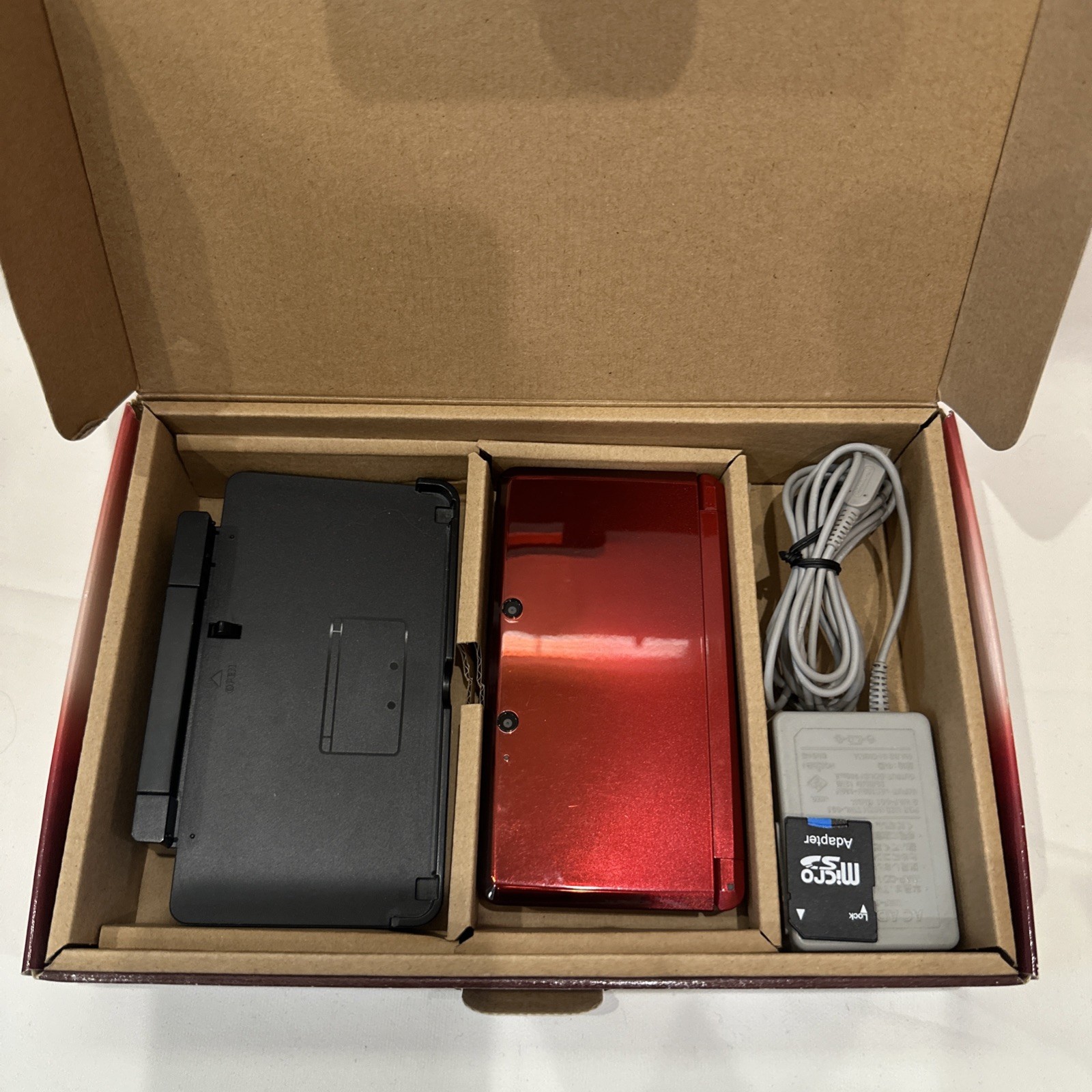 *TESTED* JAPANESE Nintendo 3DS Flare Red Console Complete In Box CIB #G70