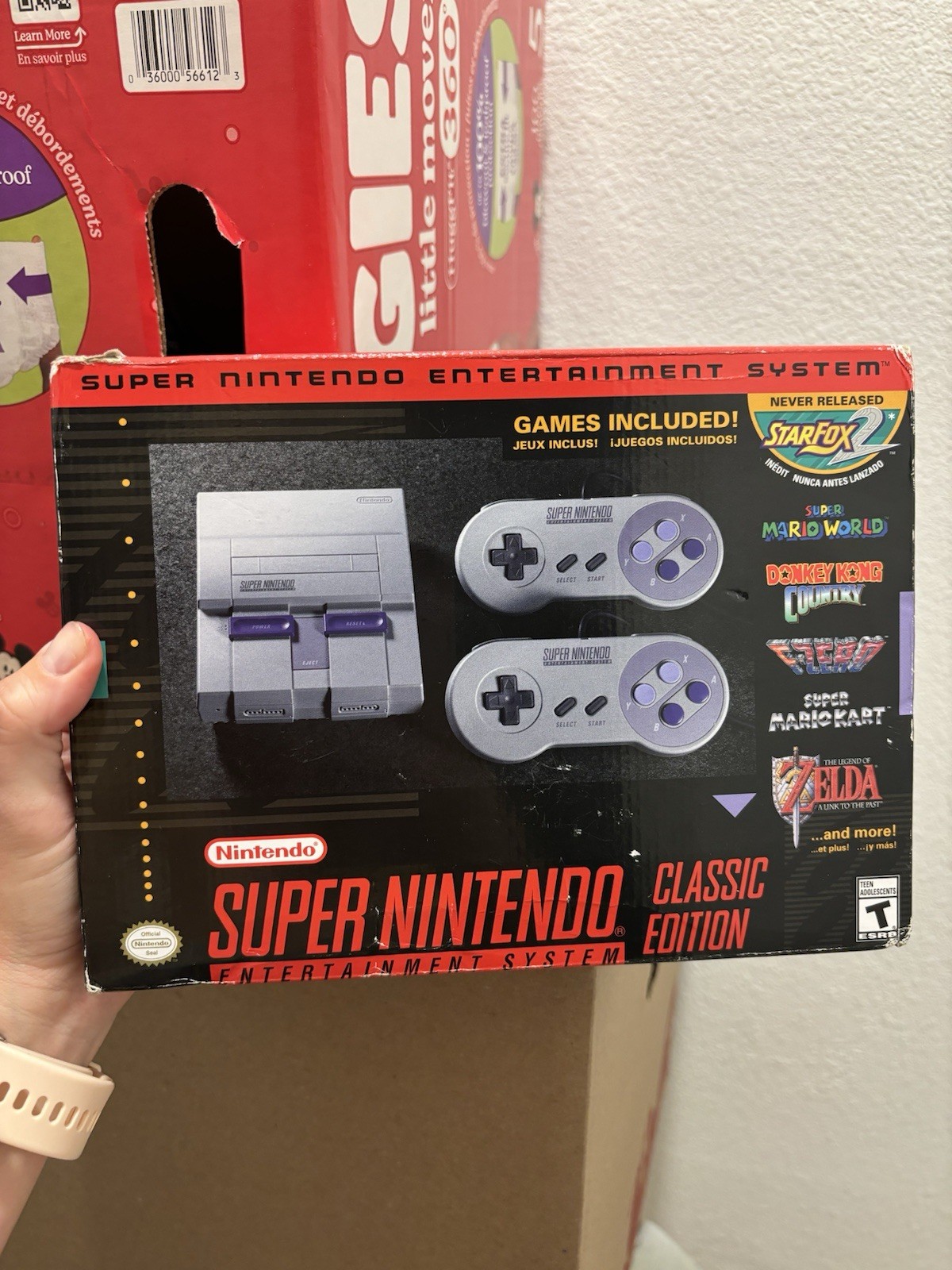 Super Nintendo Entertainment System -SNES- Classic Edition – Over 20 Games! New!