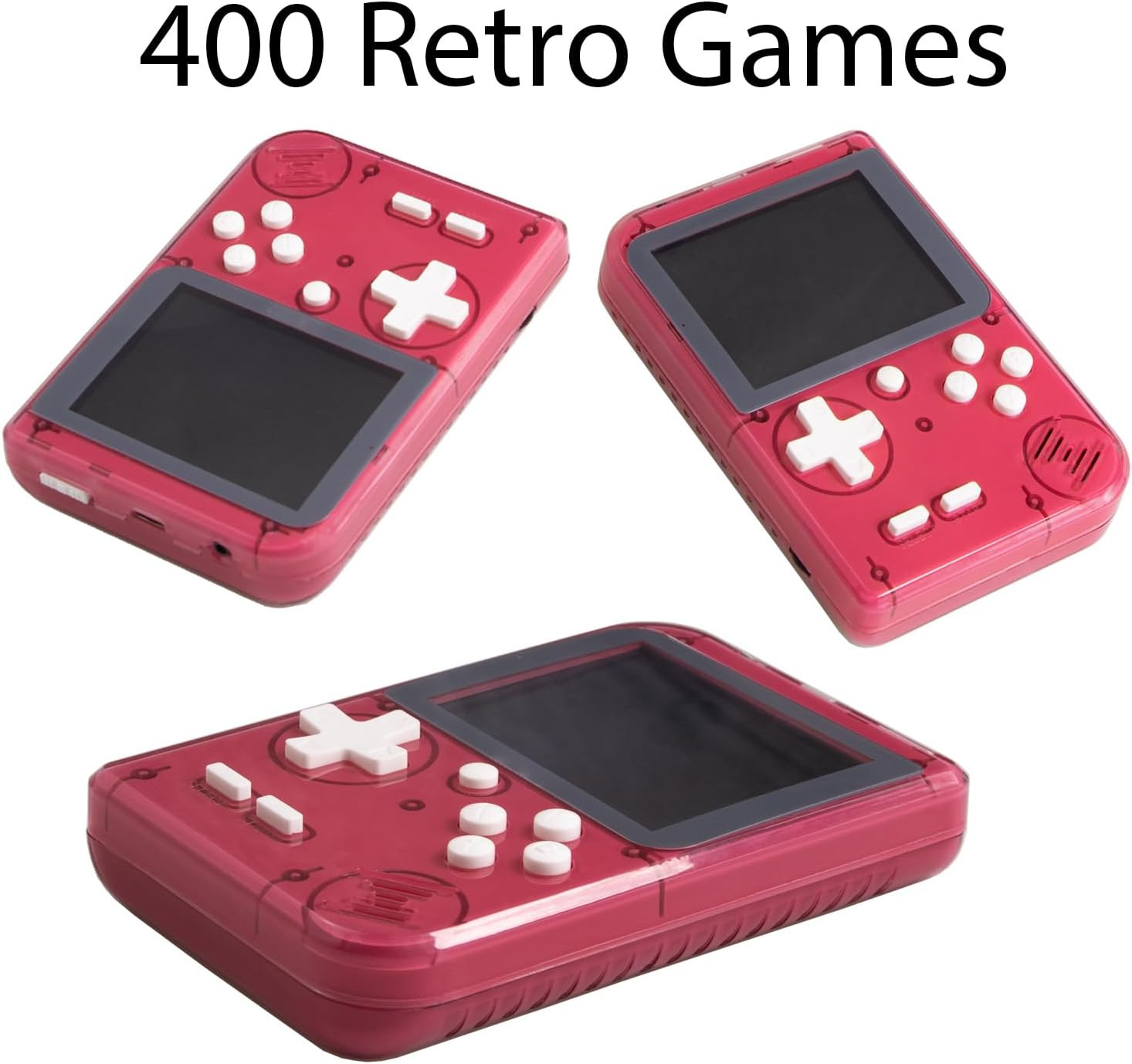 Retro Mini Game Machine with 400 Classical FC Games Handheld Game Console 2.8-In