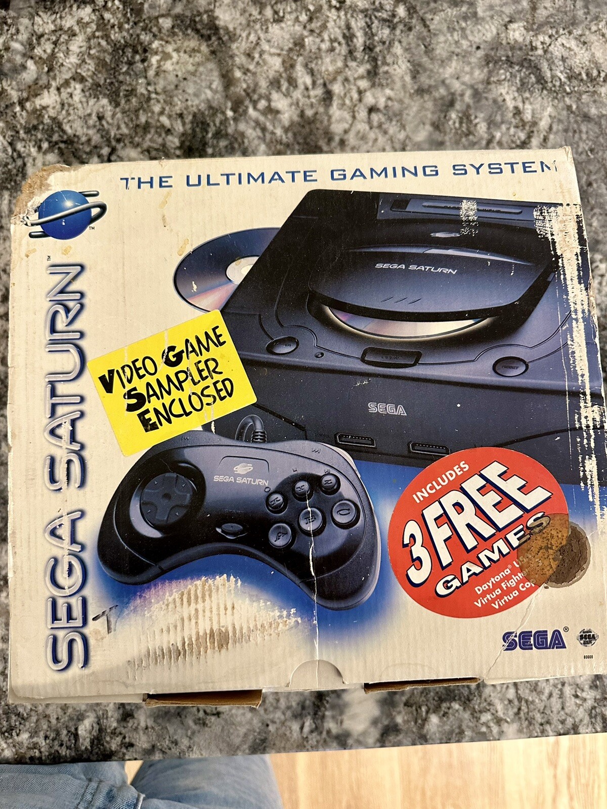 Super Rare Sega Saturn SS Game Console Box Set System North America Version