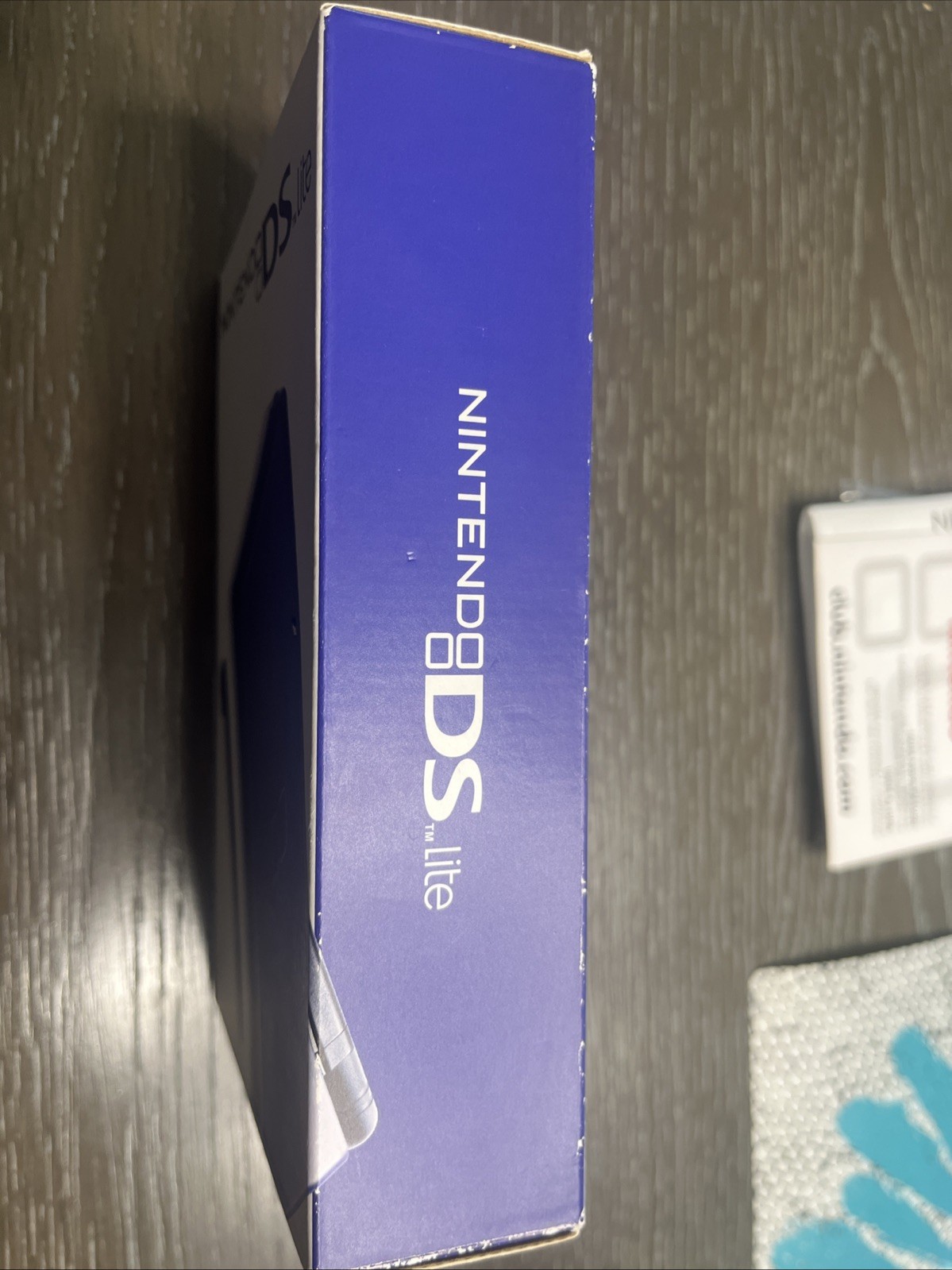 Nintendo DS Lite Handheld System – Cobalt/Black CIB NO charger PLEASE READ BELOW