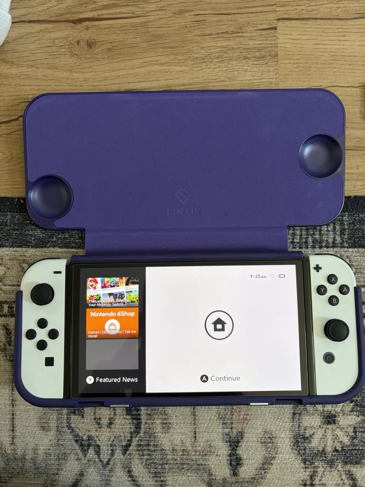 Nintendo Switch OLED White 64GB Bundle – 2 Controllers, F13 CIB, NBA 2K20, Case