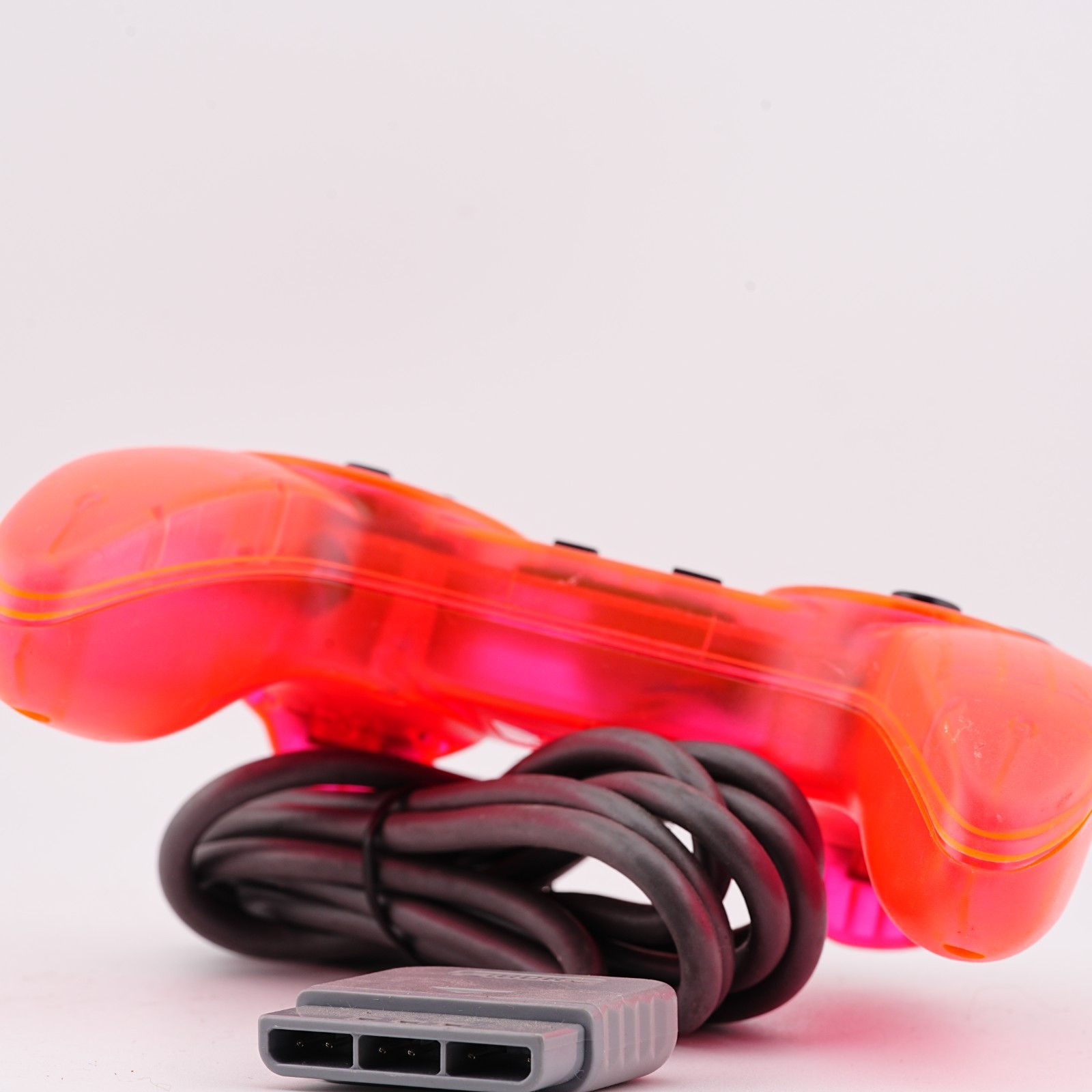 HORI PlayStation (PS1) HoriPad 2 Clear Pink Red