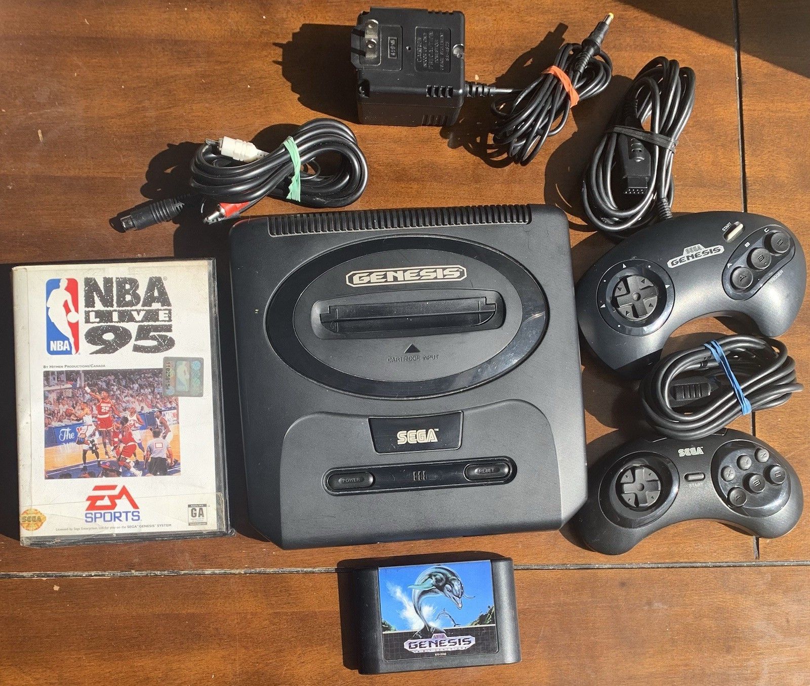 Original OEM Sega Genesis System Model 2 Console Complete w/ Games