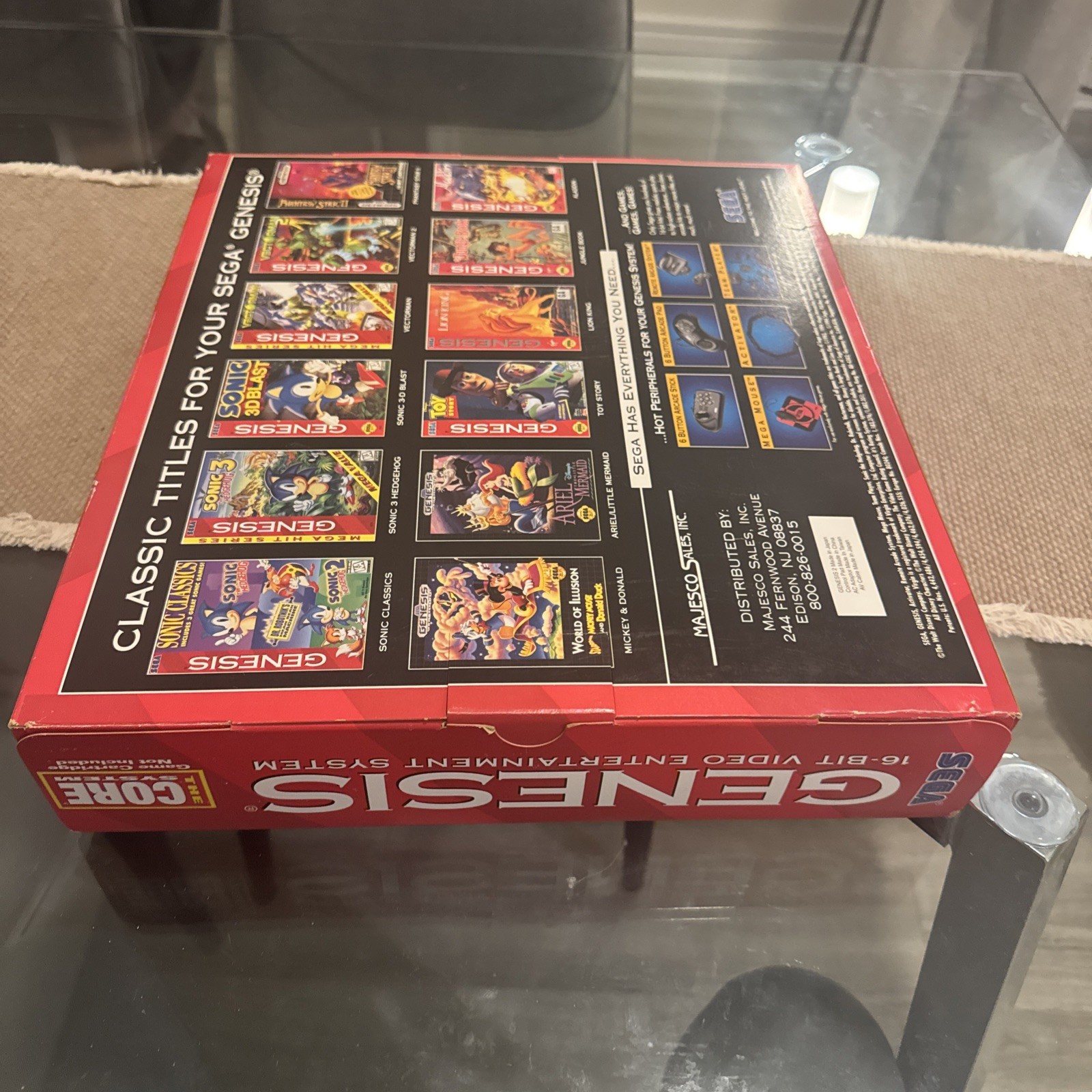 NEW Sega Genesis 2 Core System Console NEVER USED Majesco MK-1451 RARE VA4 MOBO