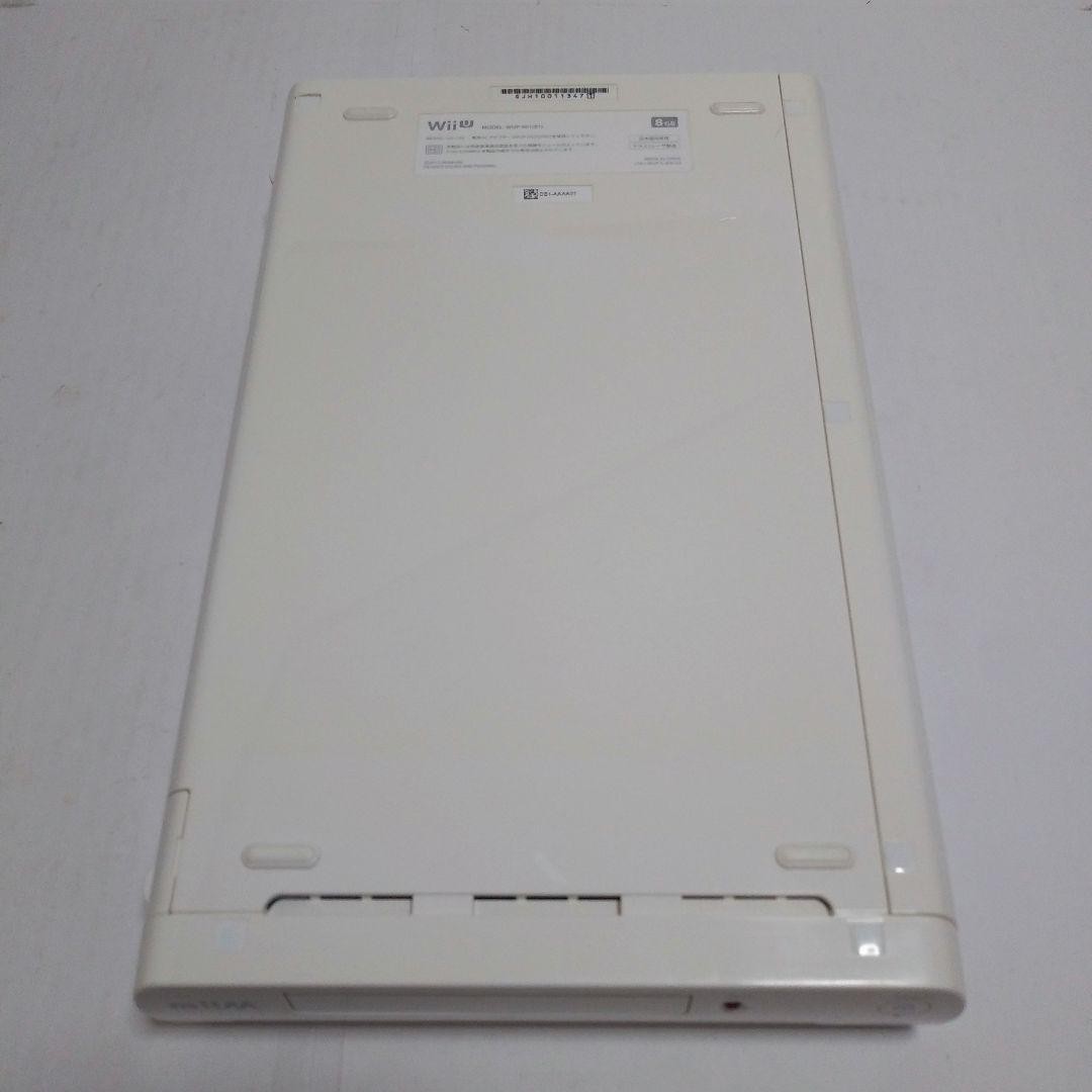 Nintendo Wii U basic set 8gb White Tested Woking Box Cable USED