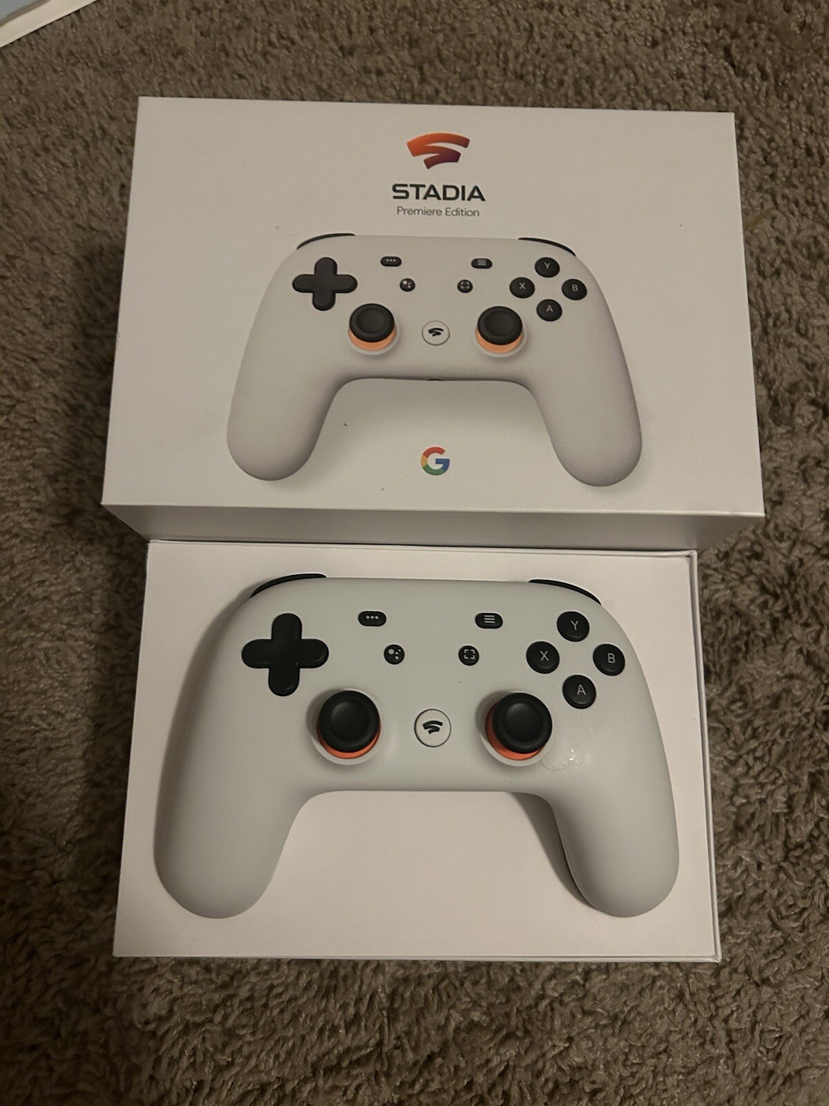 Stadia Premiere Edition Controller By Google with Chromecast Ultra MINT