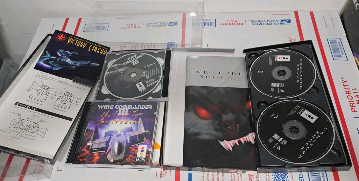 5 3DO Games Including Phoenix3, Cannon Fodder, Gunslinger Collection, READ!!