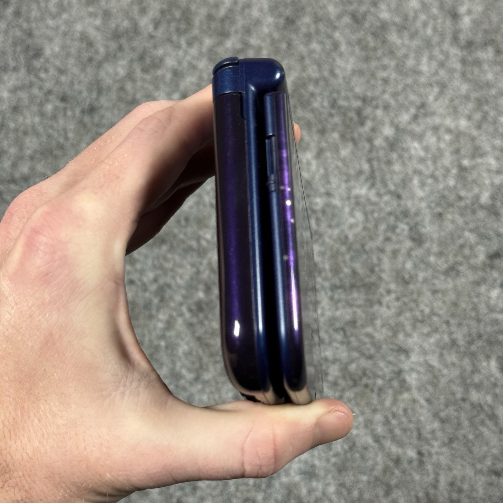 Nintendo 3DS XL Galaxy Edition Handheld System – Purple with Charger