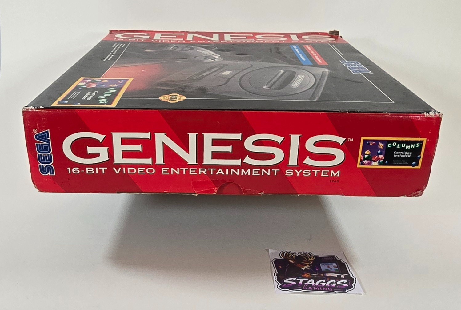 RARE SEGA Genesis Model 2 System [Columns Bundle] CIB, Tested/Working READ DESC.