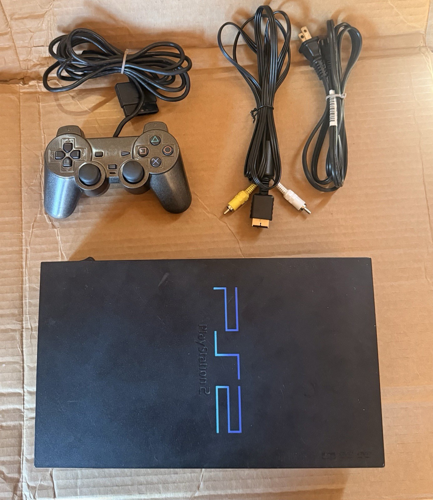 Sony PlayStation 2 Black Fat Console