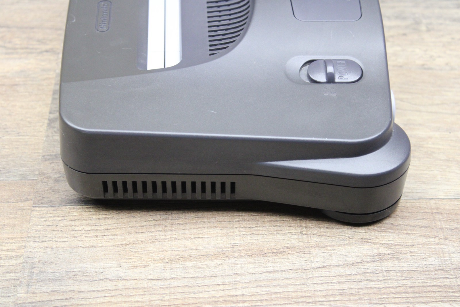 Nintendo 64 Console ONLY – NUS-001 (USA) – Charcoal Tested Working W/ Jumper Pak