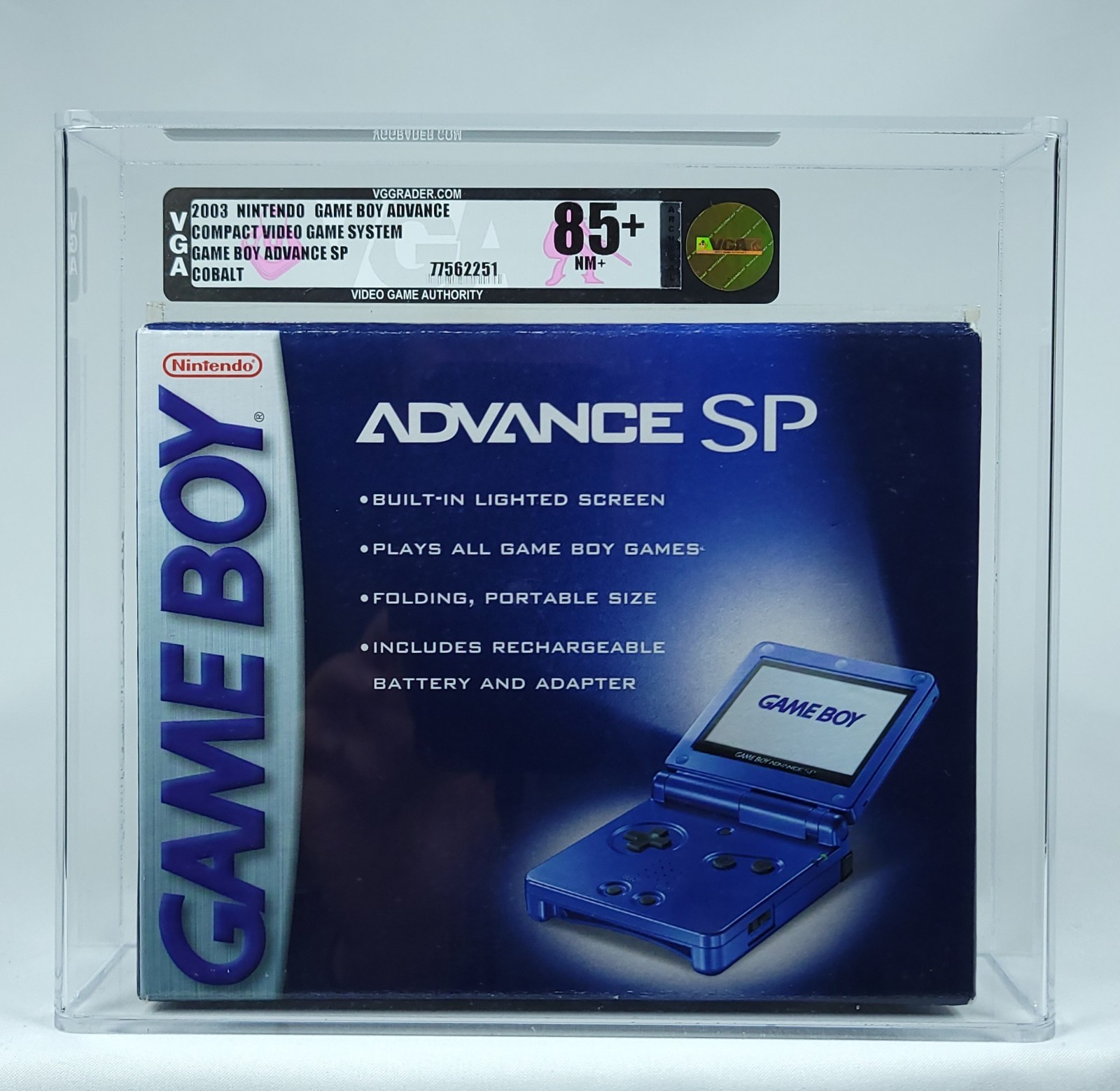Nintendo Game Boy Advance SP – Cobalt Blue – VGA 85+
