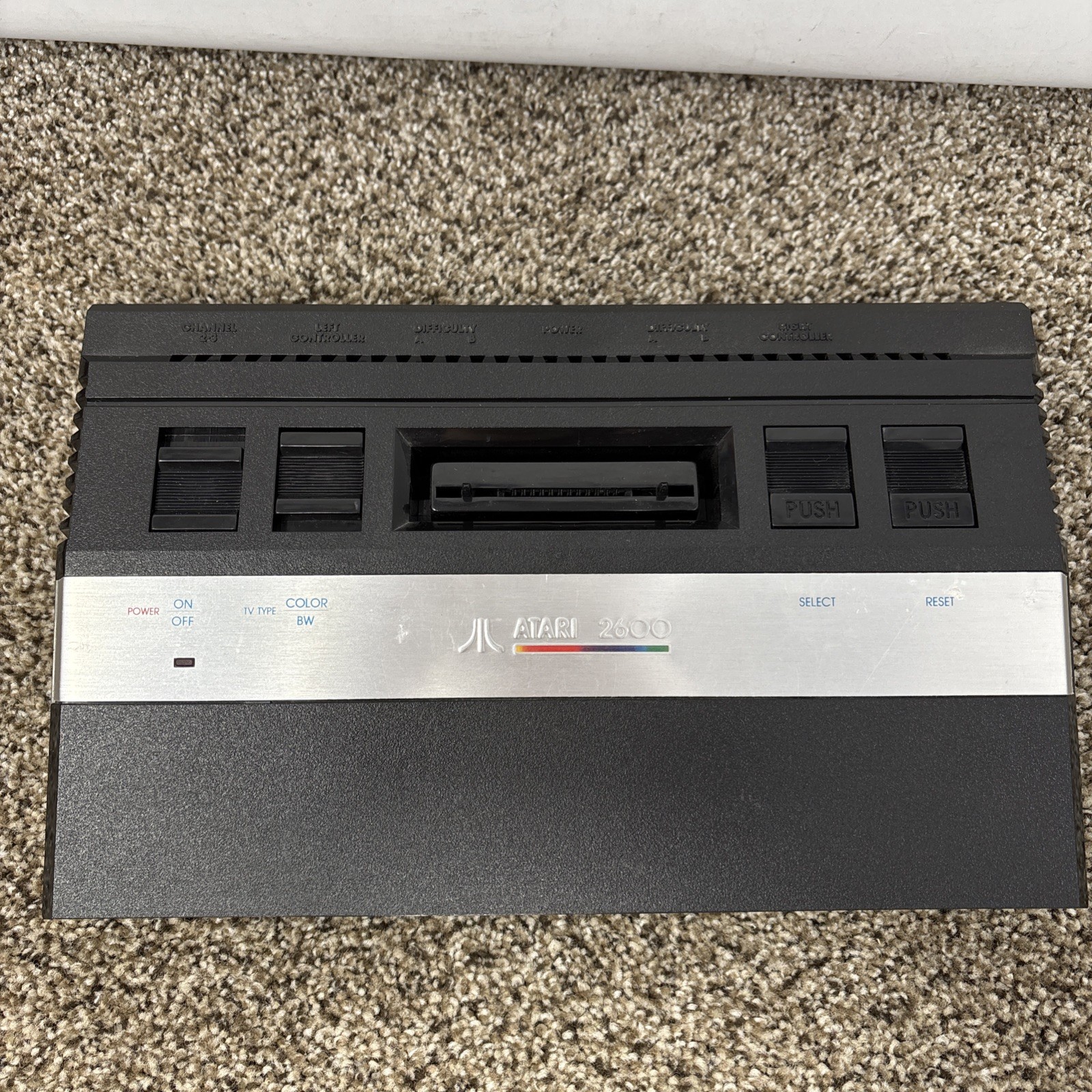 Atari 2600 Junior Game System Console tested boxed complete by Atari CIB NTSC