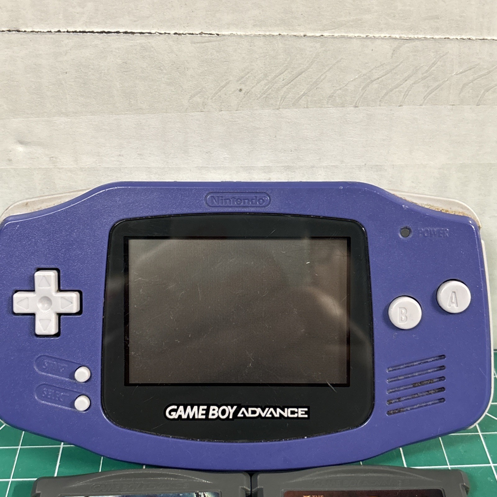 Nintendo Game Boy Advance (Indigo Purple) (4) games included Tested & Working