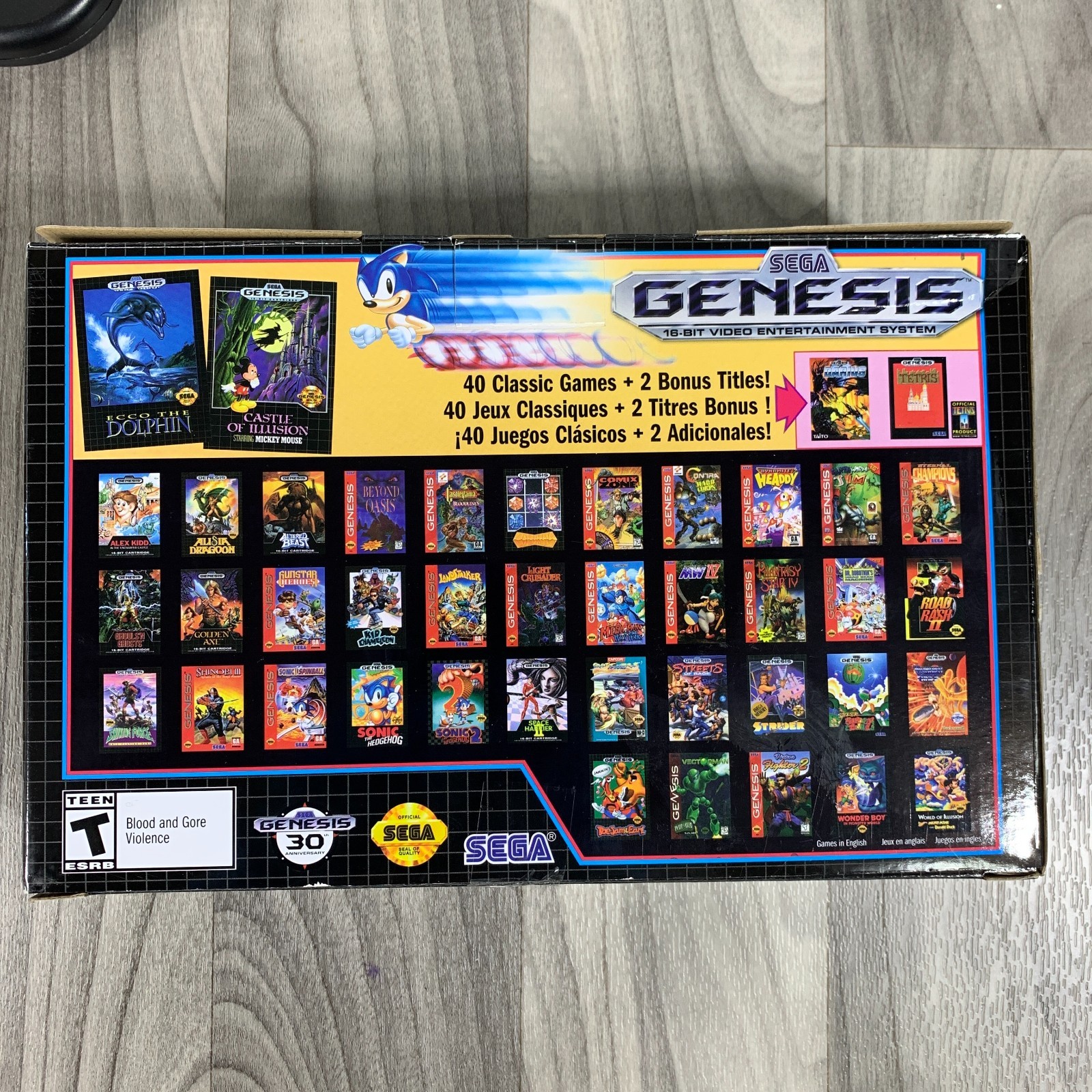 SEGA Genesis Mini Microconsole Plug n Play HDMI USB Power Adapter Cable READ