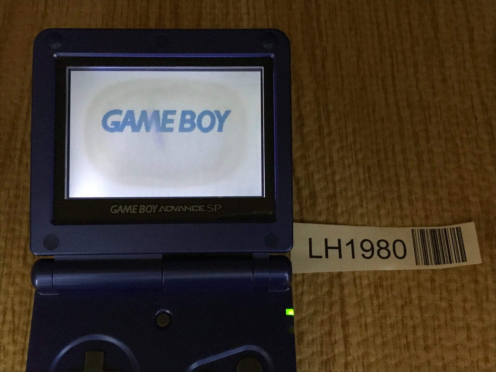 GameBoy Advance SP Azurite Blue Console Nintendo Japan – With Defects LH1980