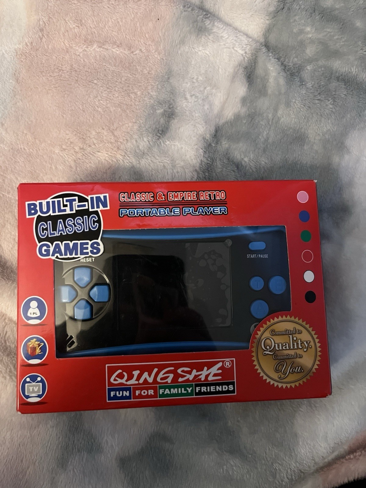 Handheld Game Console 182 Built-in Classic 8-Bit Retro Games 2.5″ LCD Screen