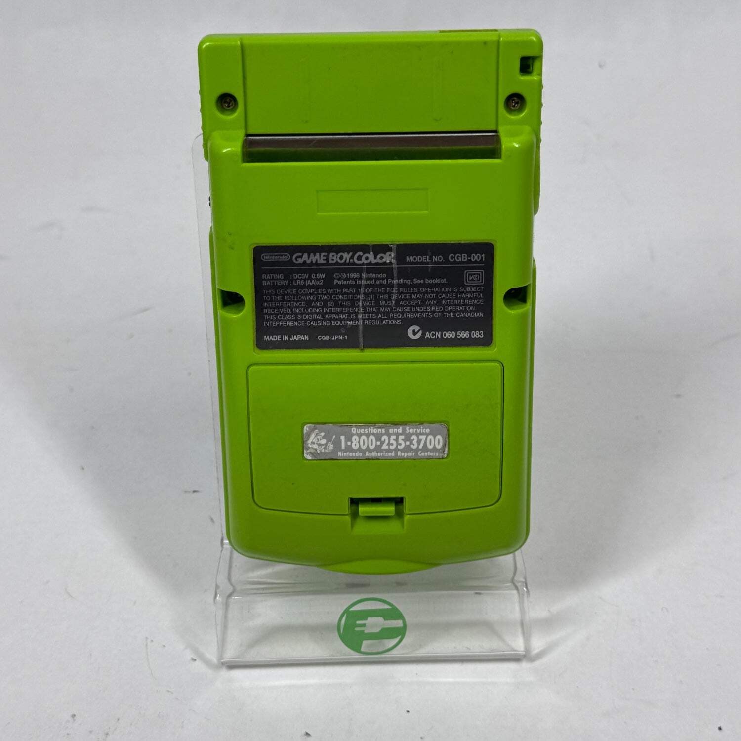 Nintendo Game Boy Color Handheld Game Console CGB-001 Lime Green
