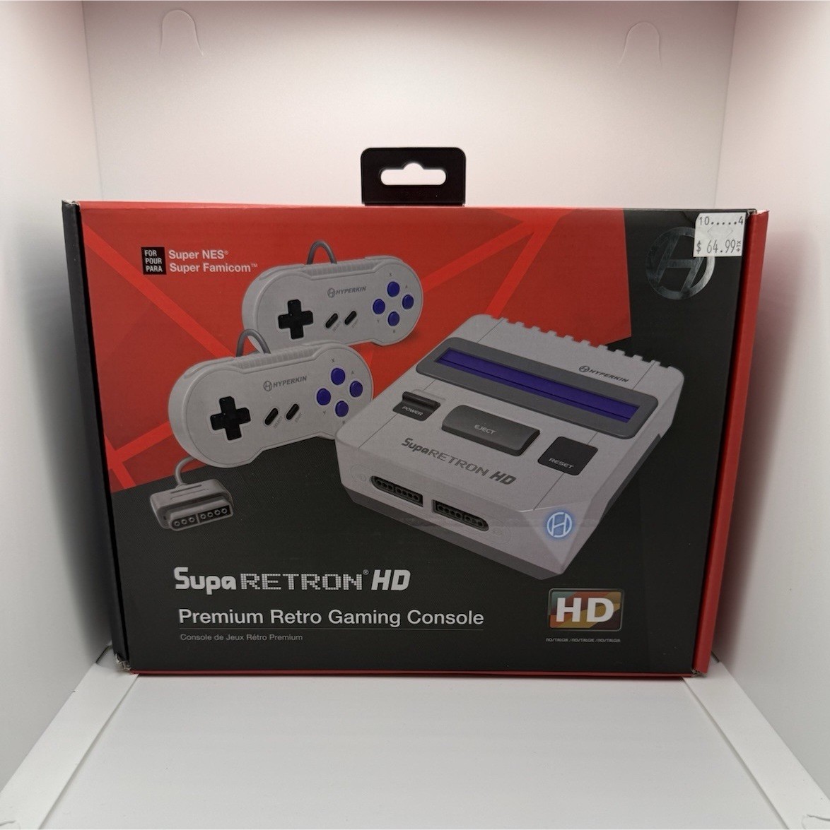 Hyperkin SupaRetron HD SNES Console Gray/Purple, 720p HDMI, Region Free
