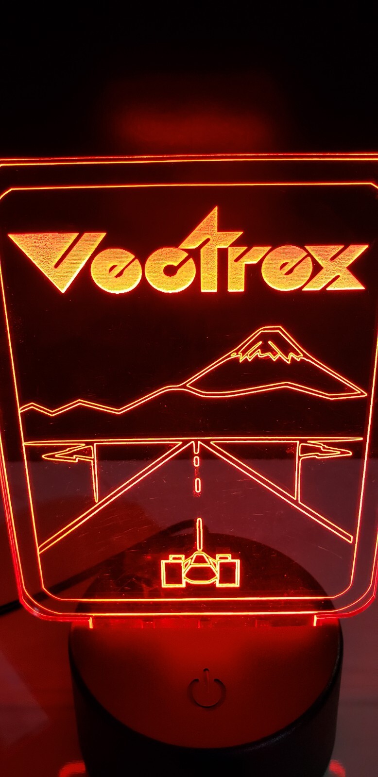 Vectrex led light with remote (show it off) will display 8 different colors