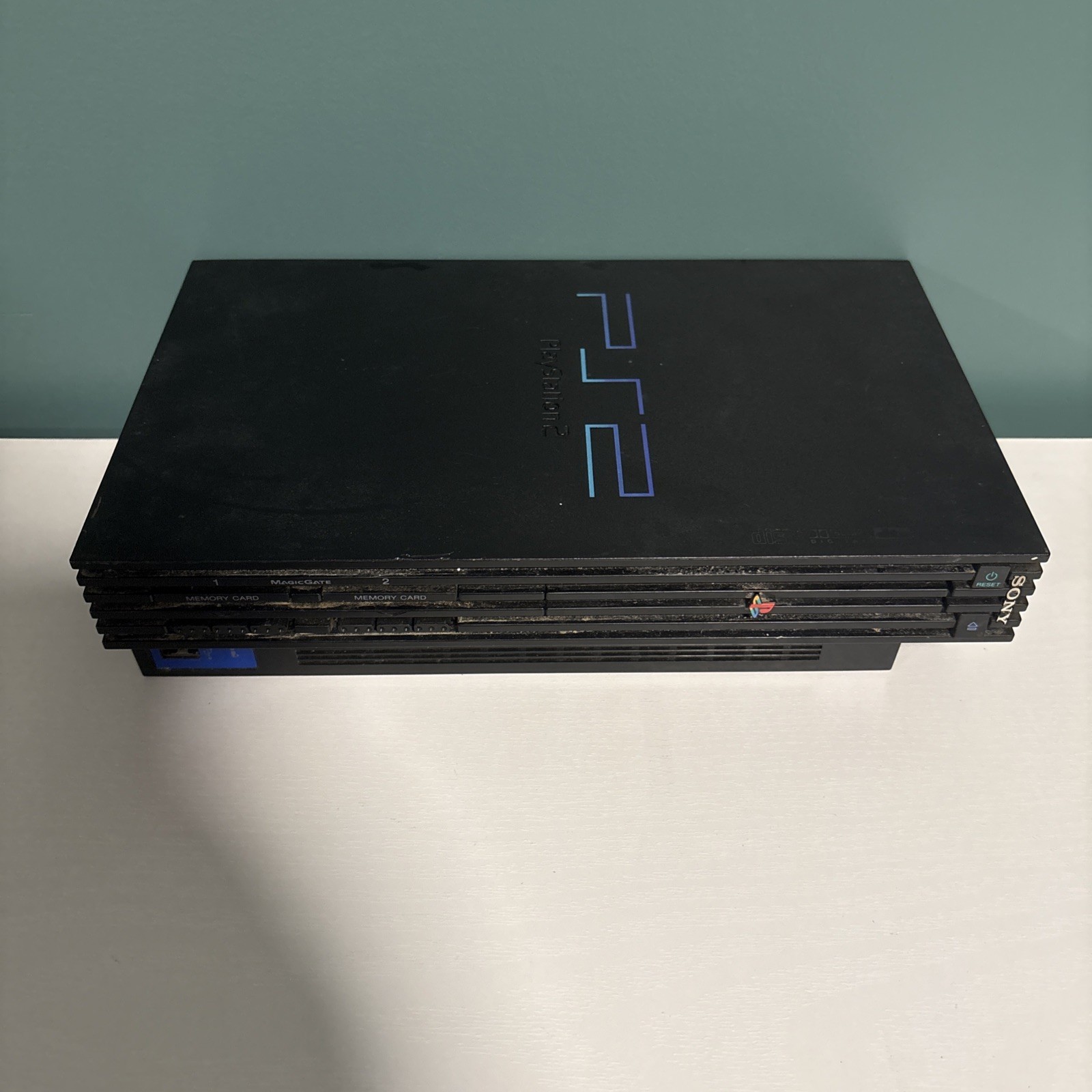 Sony Playstation 2 PS2 FAT System Console For Parts As-Is Bad Disc Drive