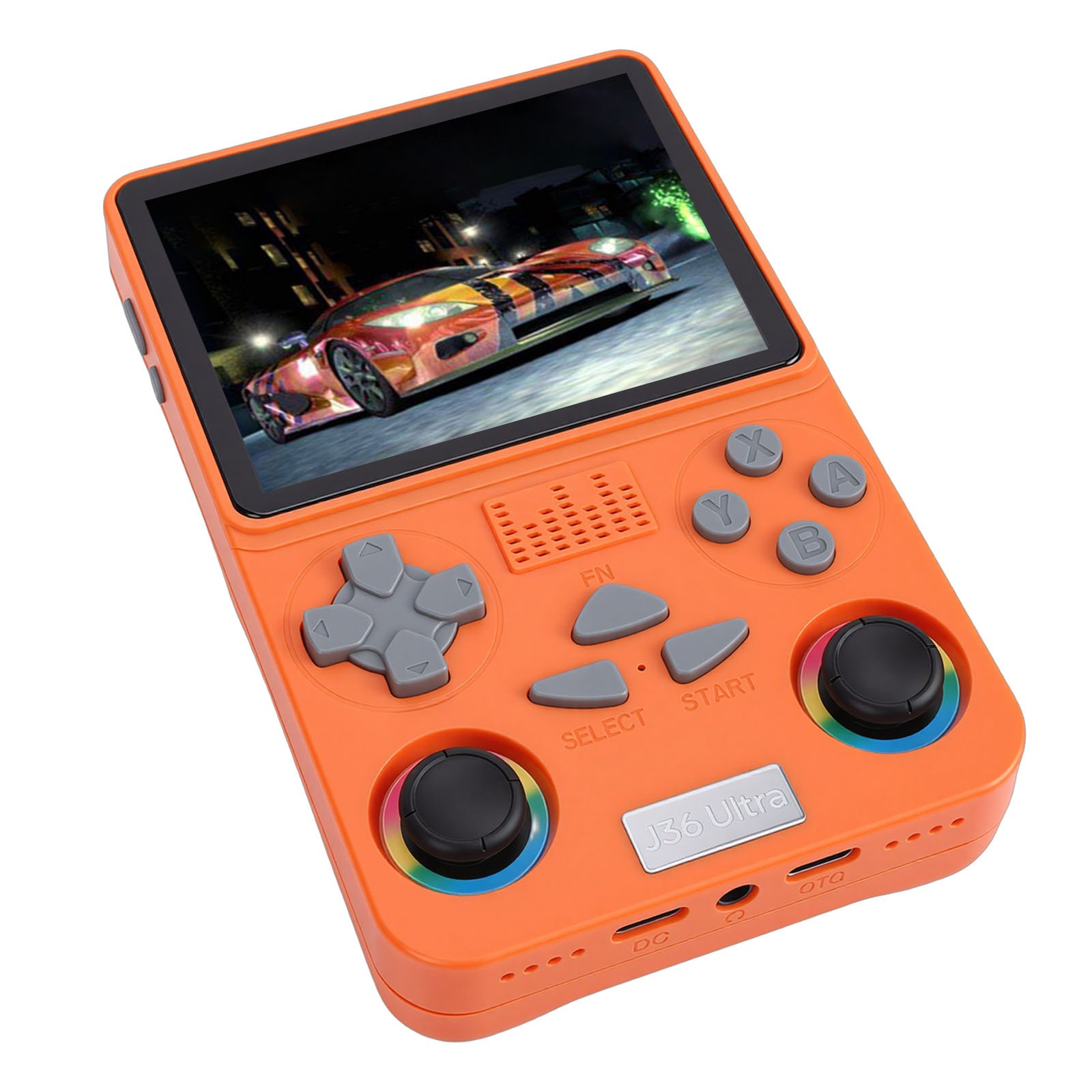 Retro Handheld Game Console 4 Inch Screen Built In 64GB Small Memory Card S GUPY