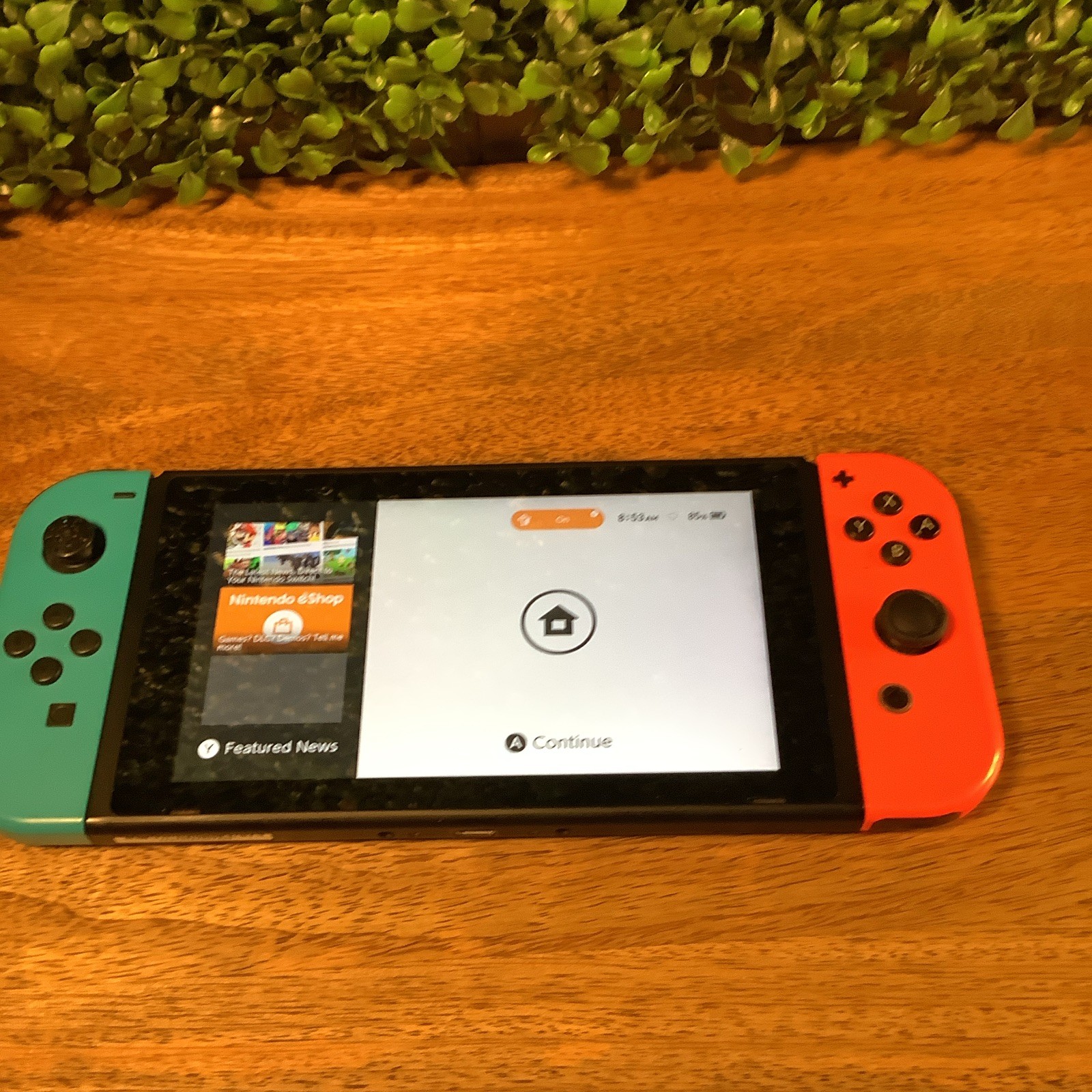 Nintendo Switch HAC-001 32GB 720p Wi-Fi Console w/ Neon Red/Blue Joy-Con