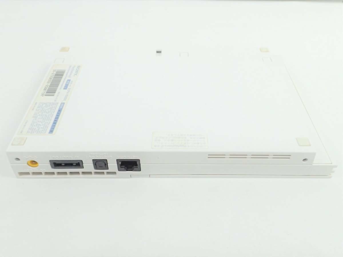 PS2 Slim Console System Ceramic White SCPH-75000 CW w/adopter,Controller