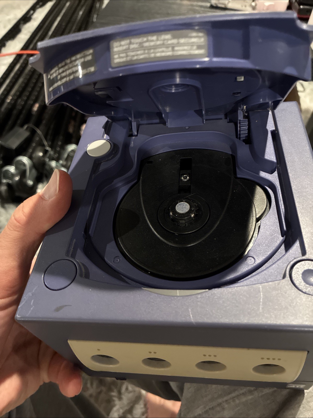 Nintendo GameCube Indigo Purple Console DOL-001 W/OEM Controller – TESTED