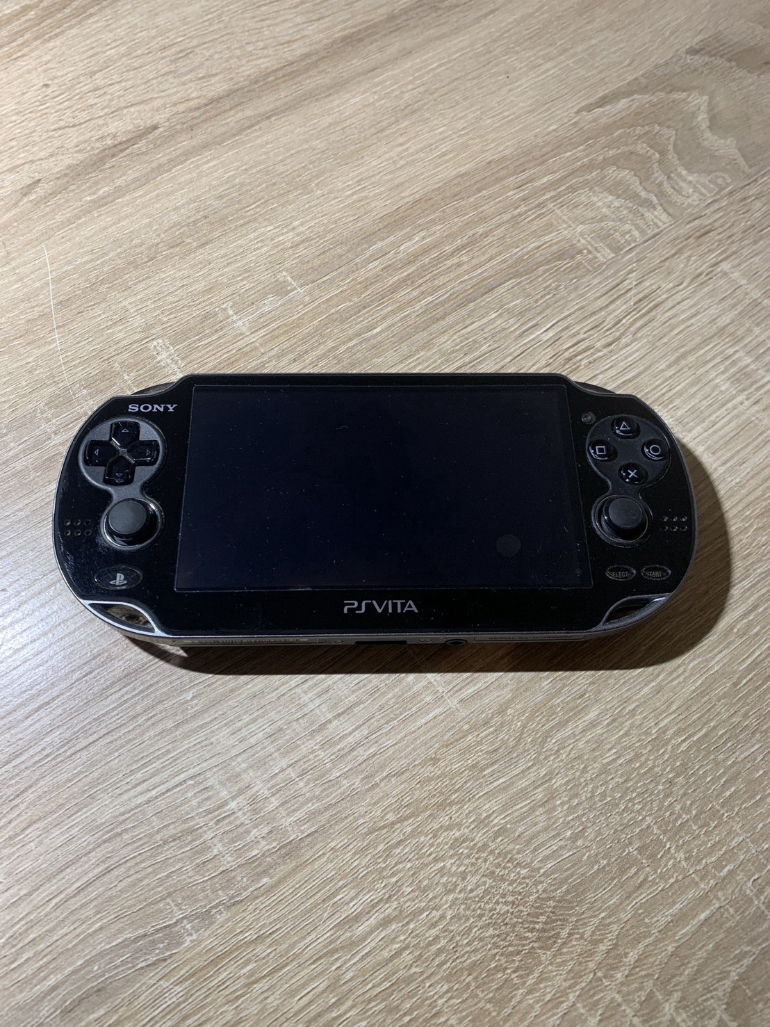 1108 PlayStation PS Vita PCH-1100 Crystal Black Good TESTED