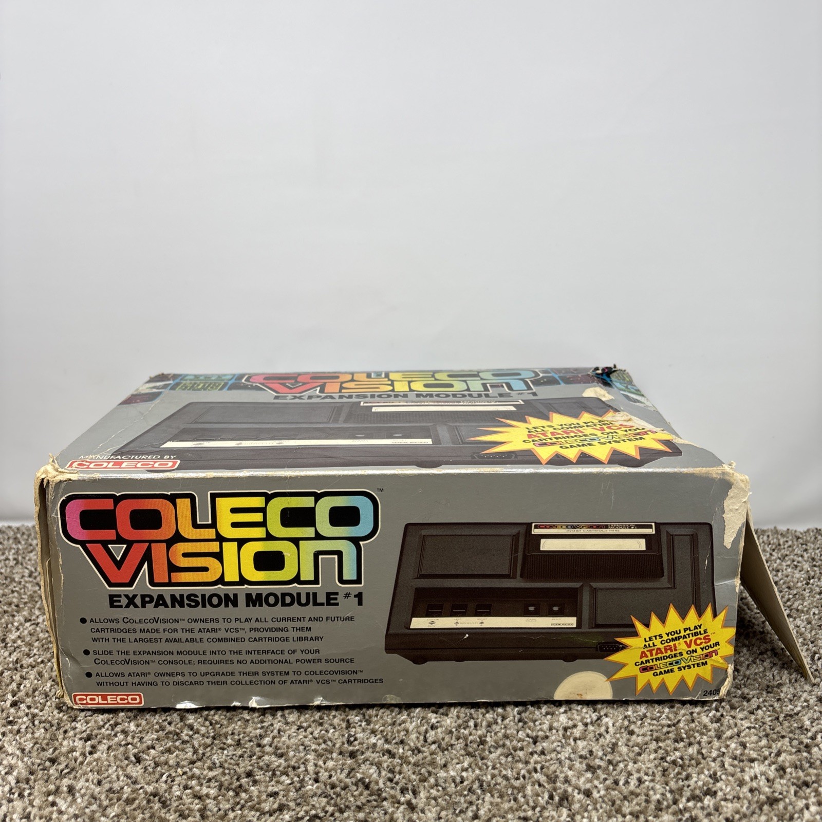 ColecoVision Expansion Module 1 Atari 2600 Adapter Tested With Box
